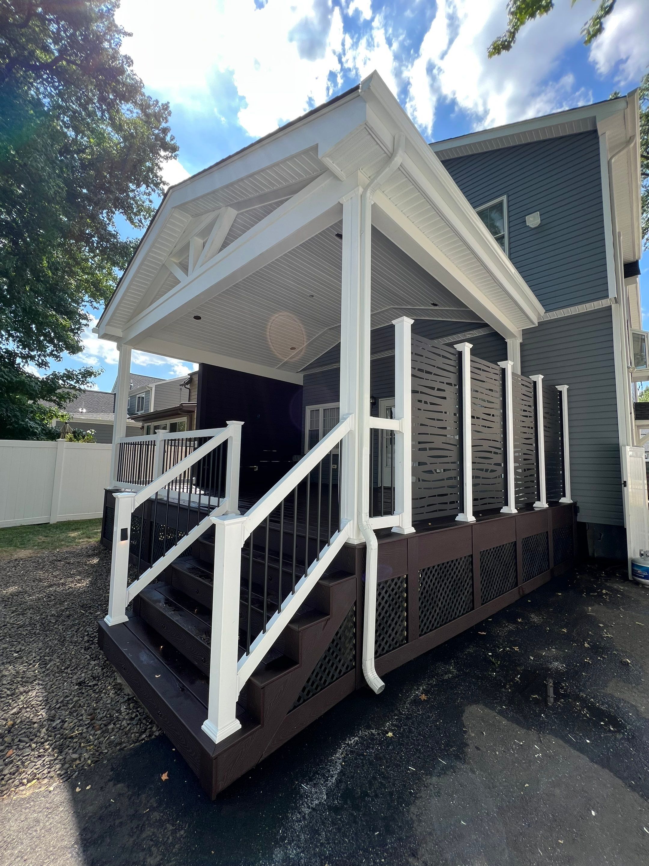 New Deck With Porch by deck guardian
