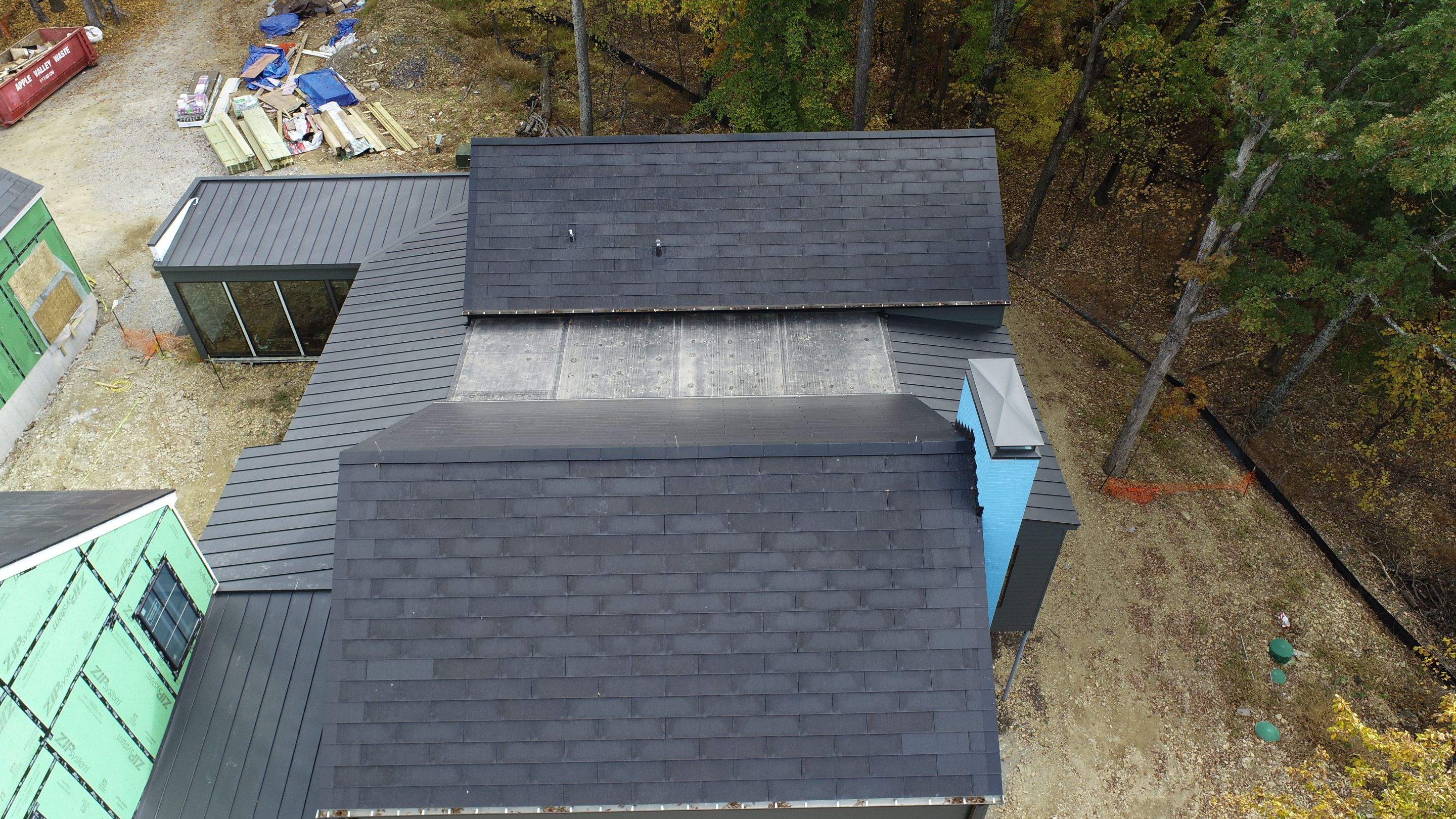 Roof Installation using Tesla Solar Roof V3 by American Home Contractors