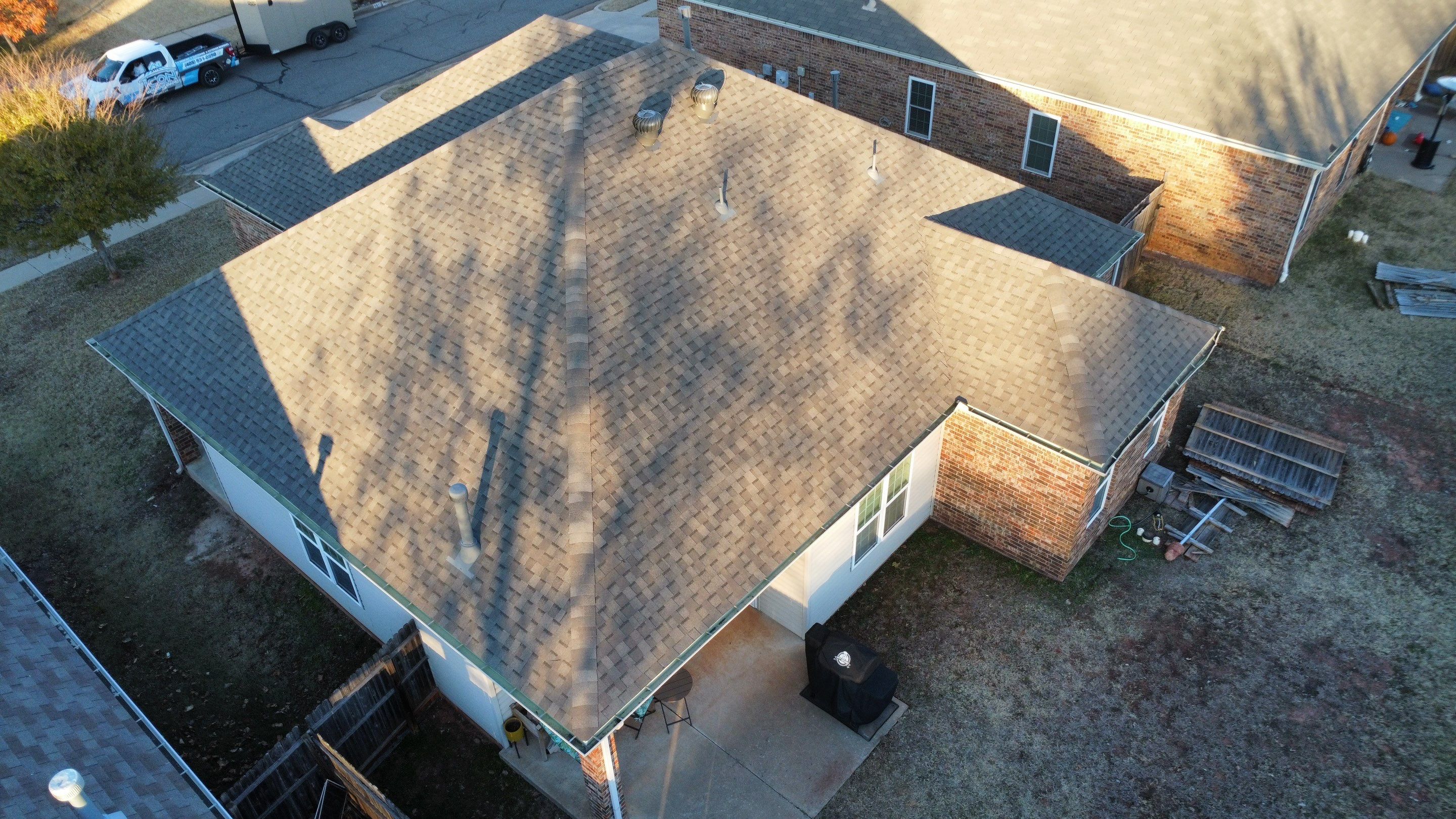 Install of Roofing system after tornado in oklahoma city! by Icon Roofing And Construction
