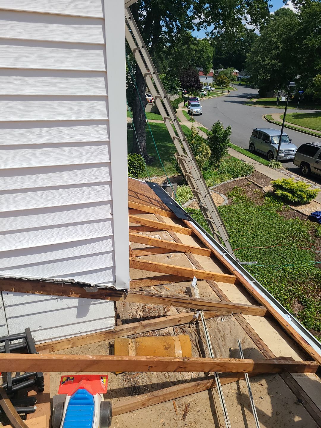 Burke: Residential Roof Installation with CertainTeed Landmark Pro Designer Shingles in Max Def Charcoal Black by RM Banning, Inc.