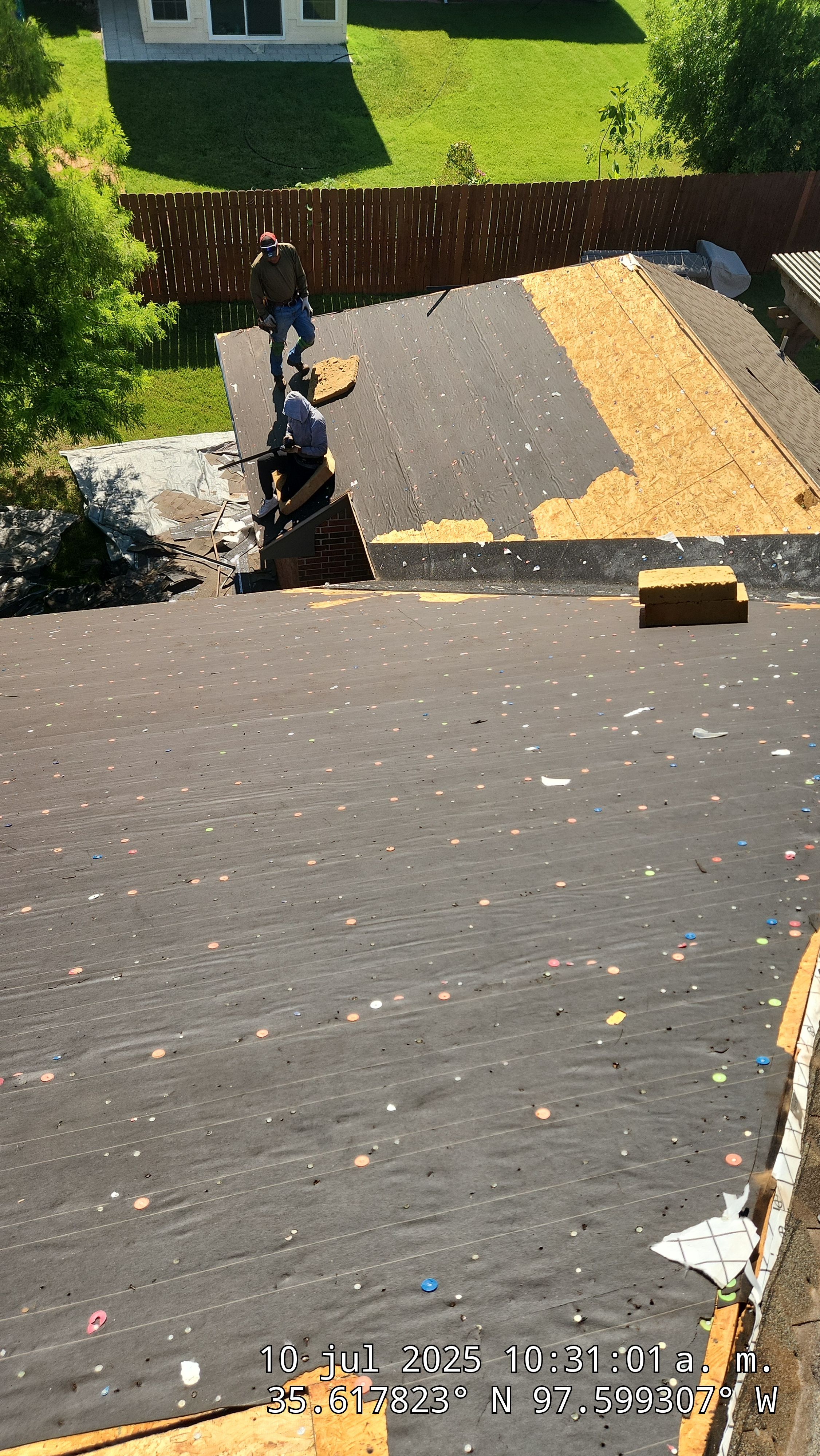 Residential Roofing Installation using GAF by Castillo Roofing