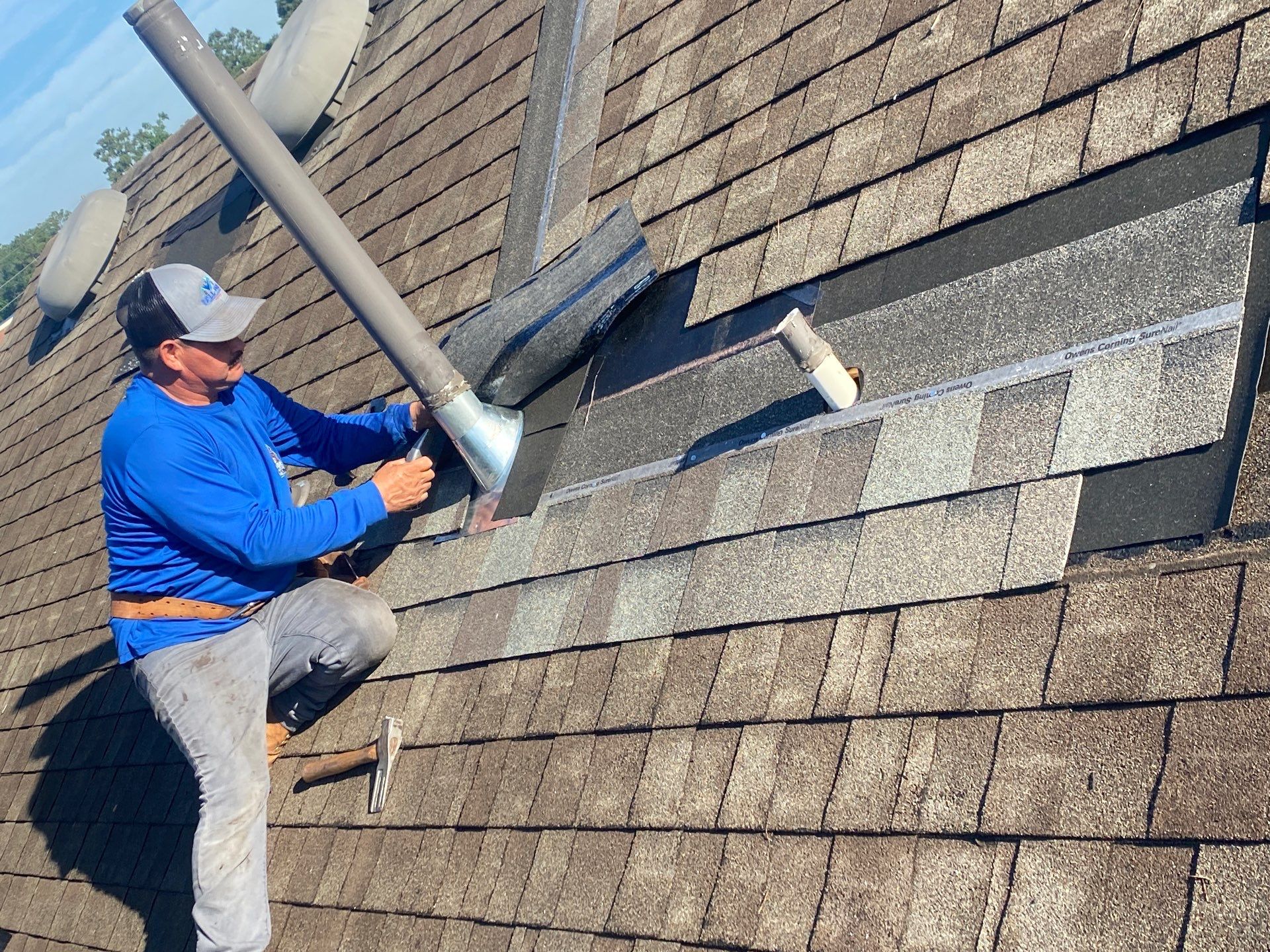 Residential Roofing Repair using Owen's Corning Duration (Lifetime) Shingles by Roof Repair Company
