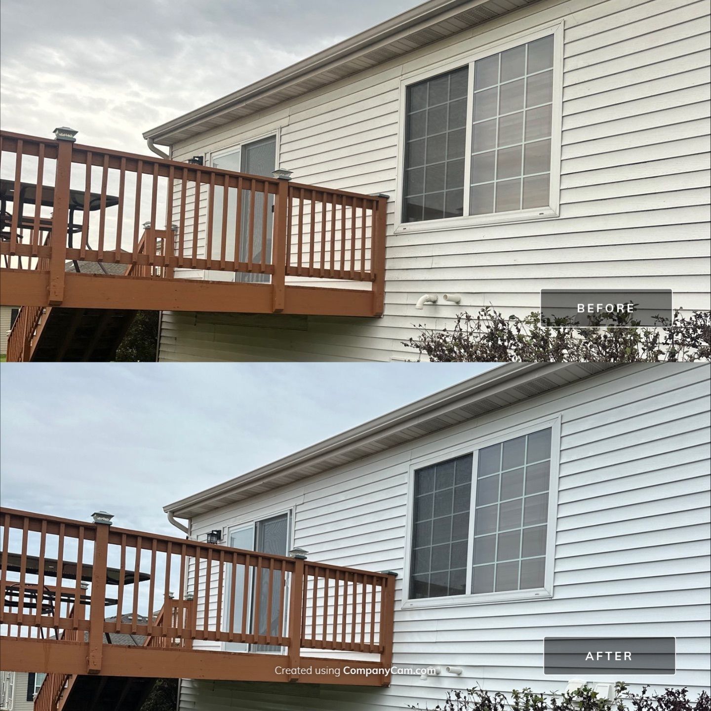 Project in Wonder Lake by Simmons Power & Soft Washing