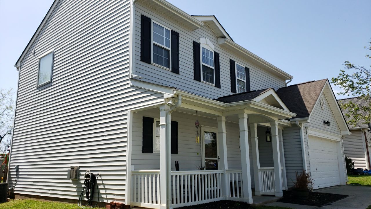 House Wash using cleaner by Power Wash Masters LLC