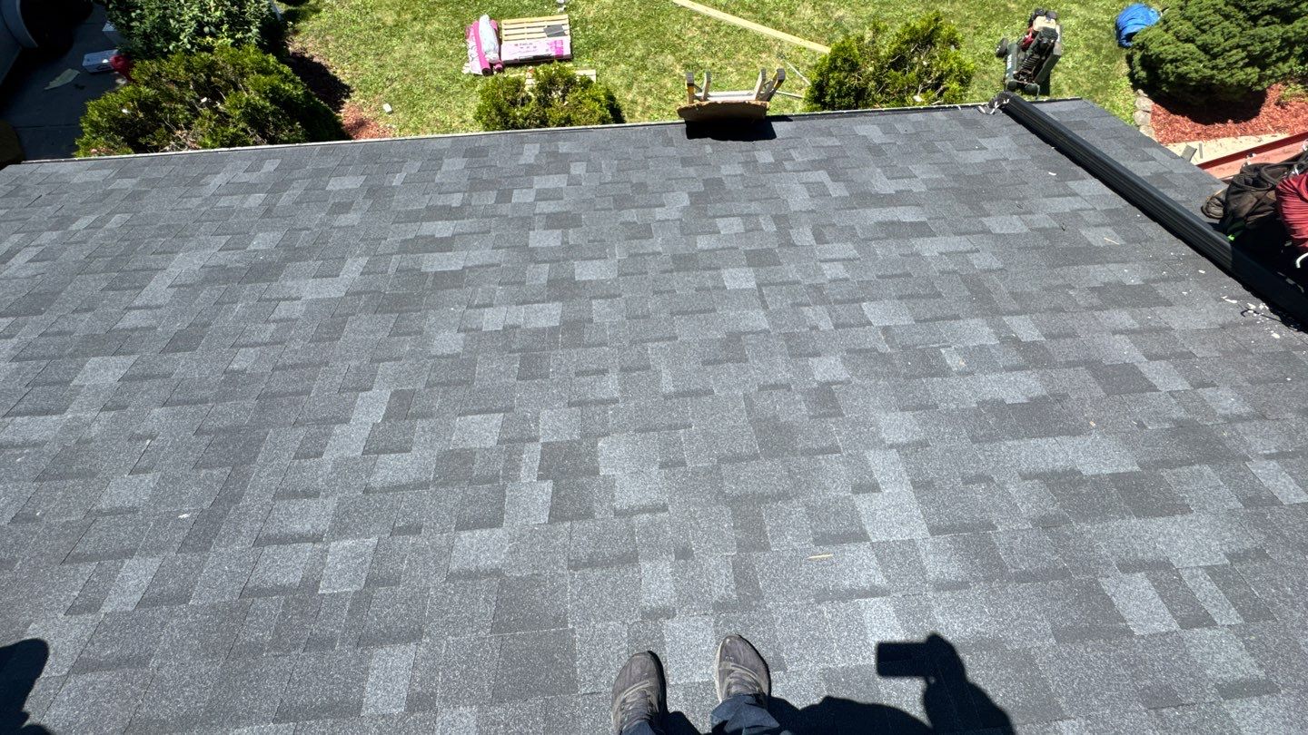 Roof Replacement using Owens Corning Onyx Black by 180 Contractors