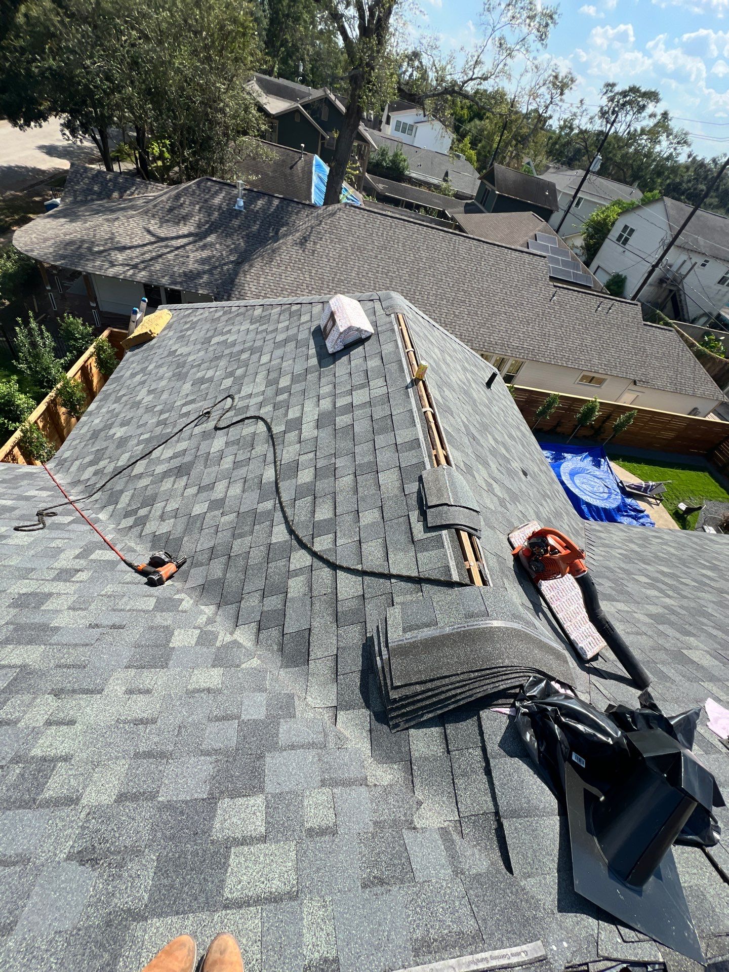 Residential Roofing Repair using Owen's Corning Duration (Lifetime) Shingles by Roof Repair Company