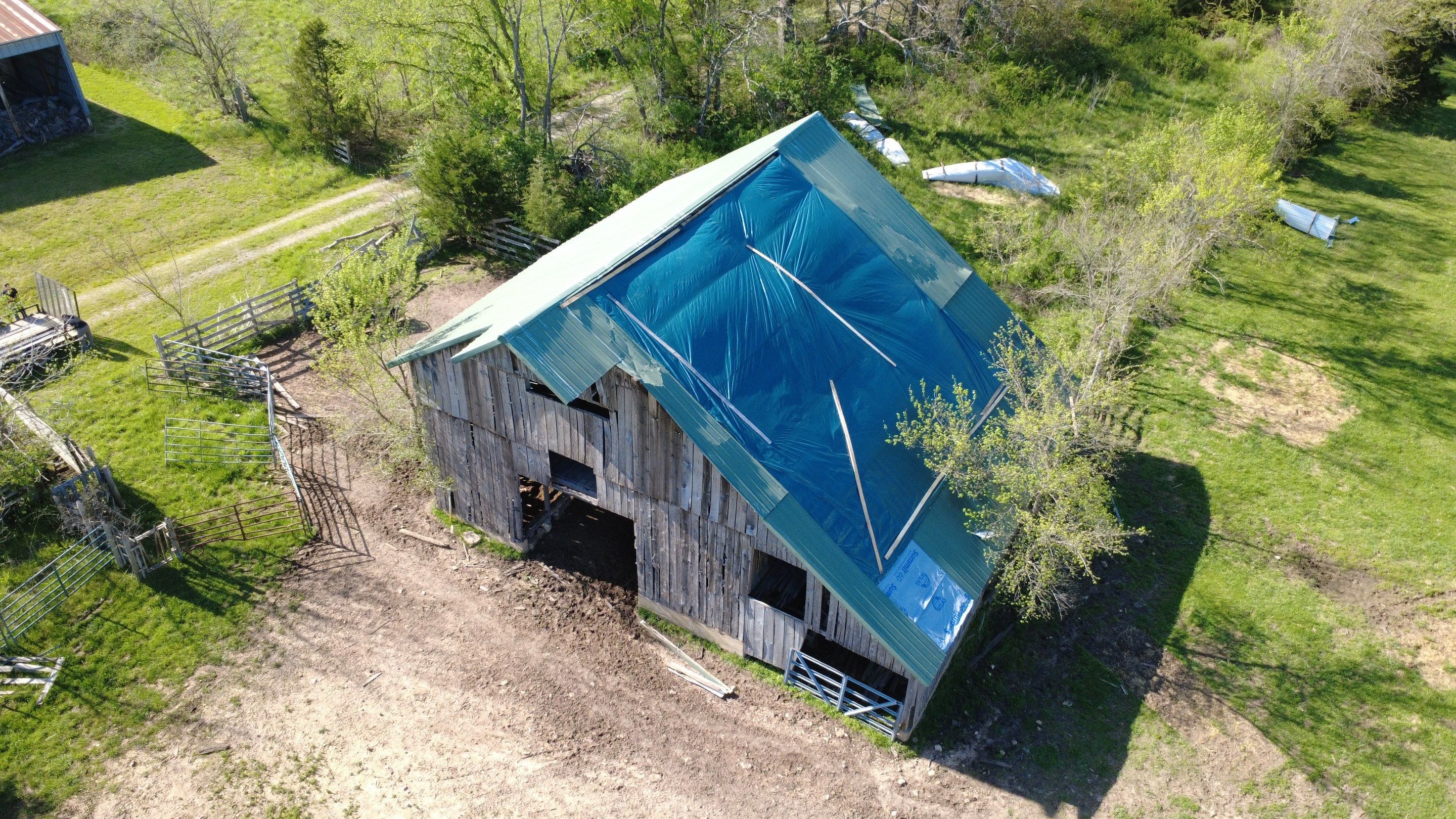 29 Gauge G-Rib Metal Roof Install - Color Evergreen  by Titan Commercial & Residential Roofing 