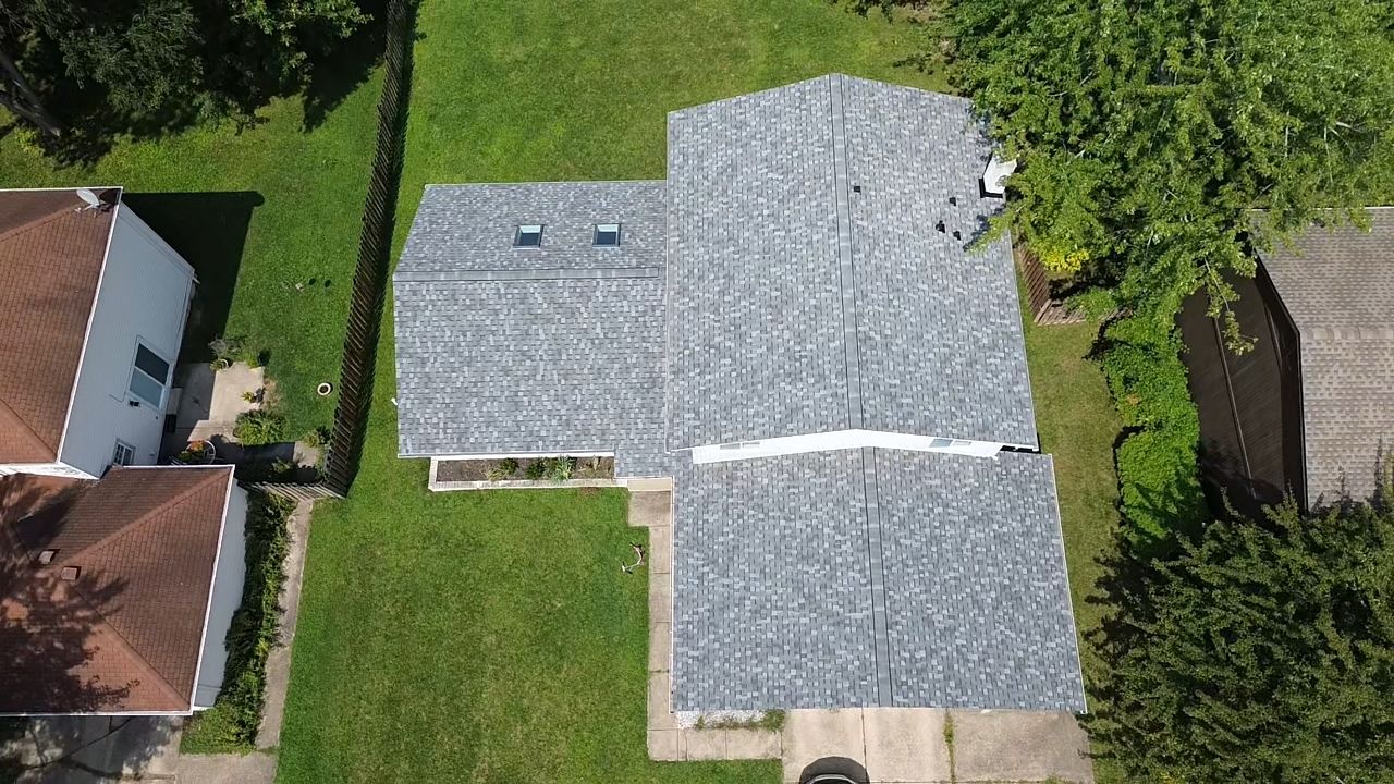 Atlas Pinnacle, Color, Coastal Granite, Drip Edge, Tuxedo Gray by Eagle Eye Roofing