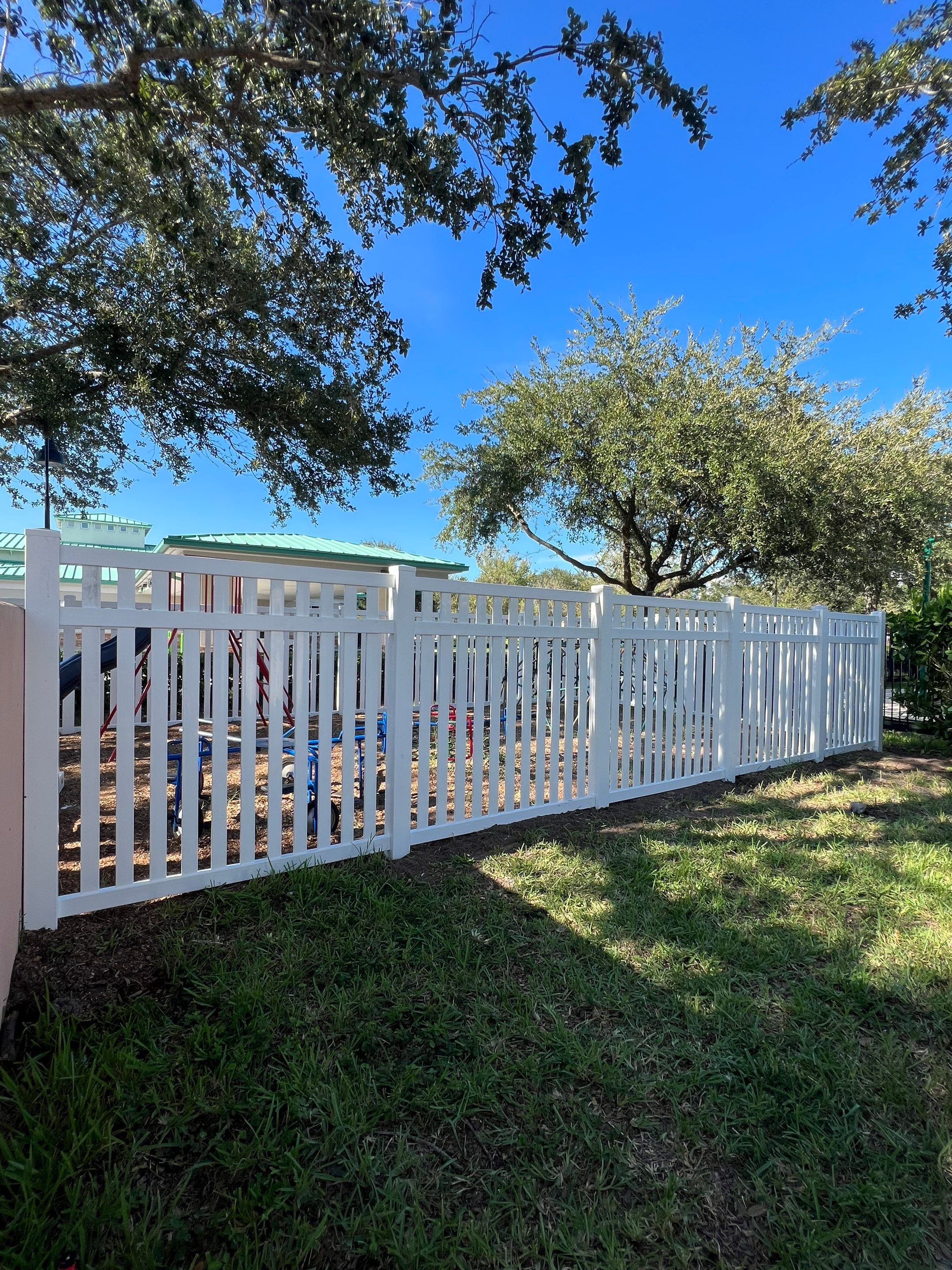 Vinyl Fence Installation using Vinyl Picket Fence by Asap fence and gates, LLC