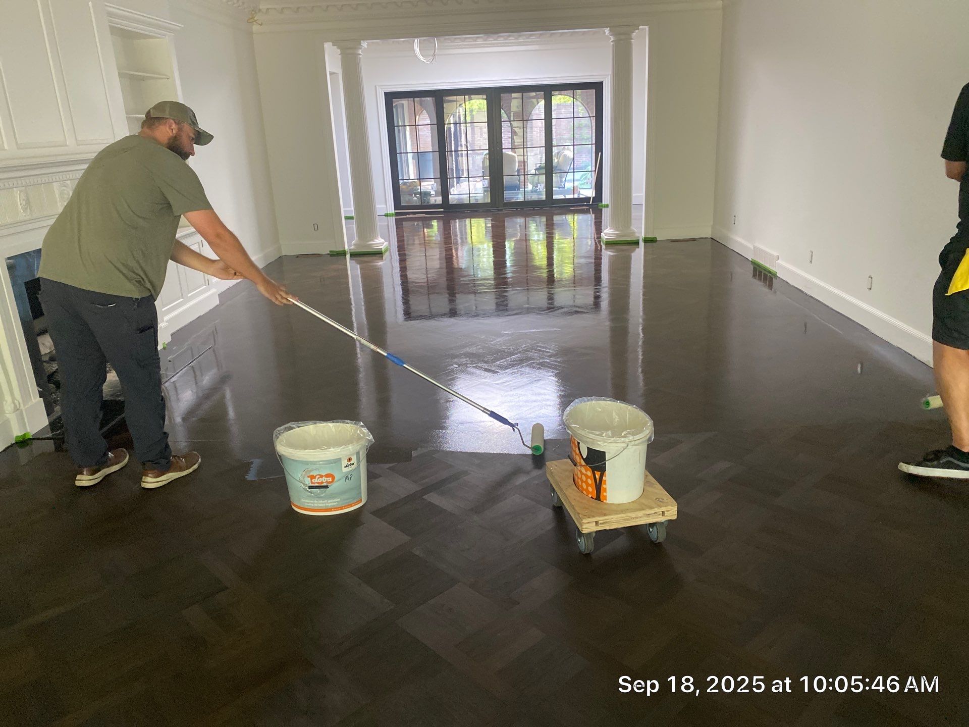 BEAUTIFUL PATTERN FLOORING handcrafted and installed in East Grand Rapids! by RTBaldwin Hardwood Floors