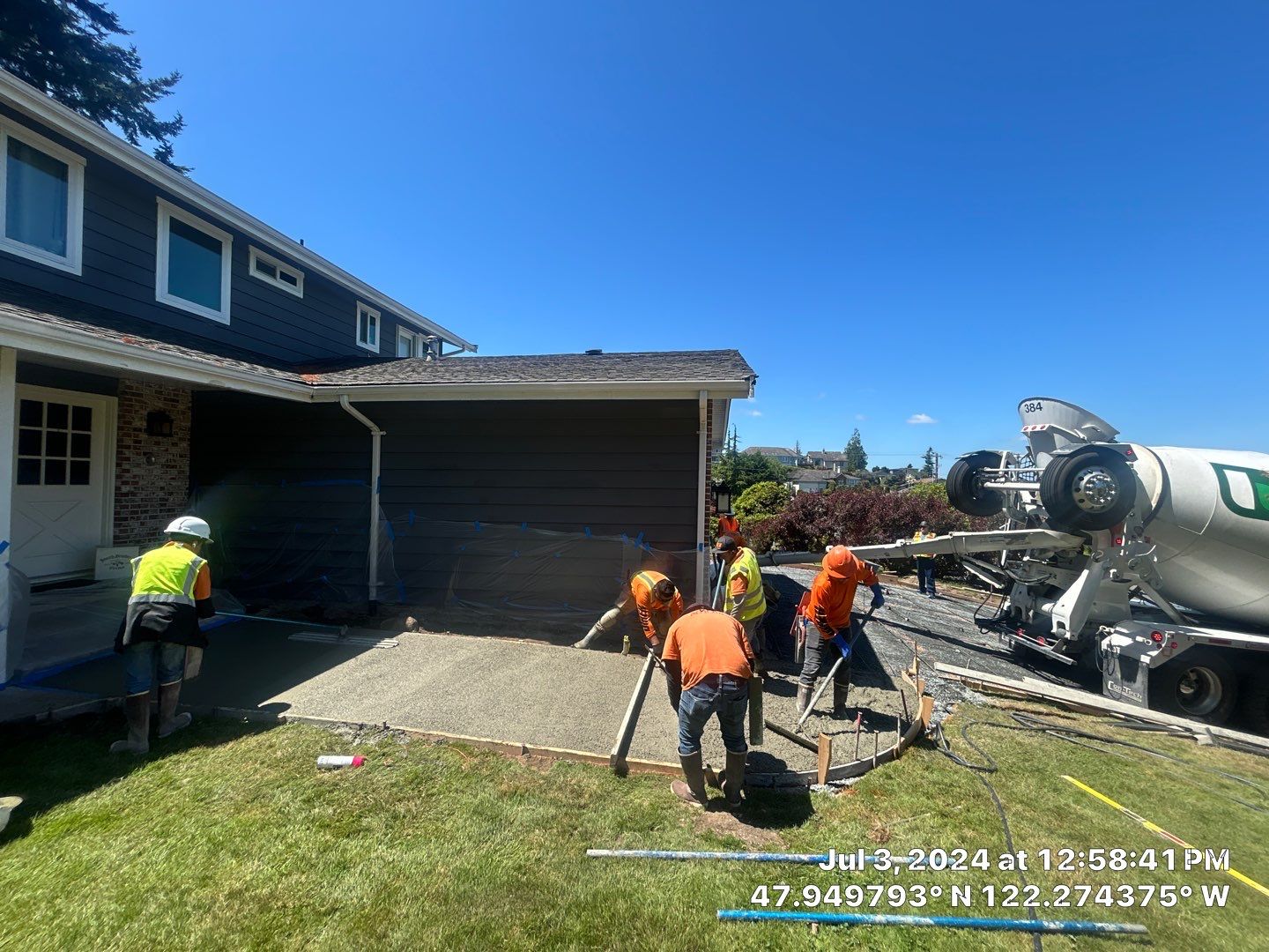 Jacob | Concrete Driveway  by Jireh Asphalt & Concrete Inc 