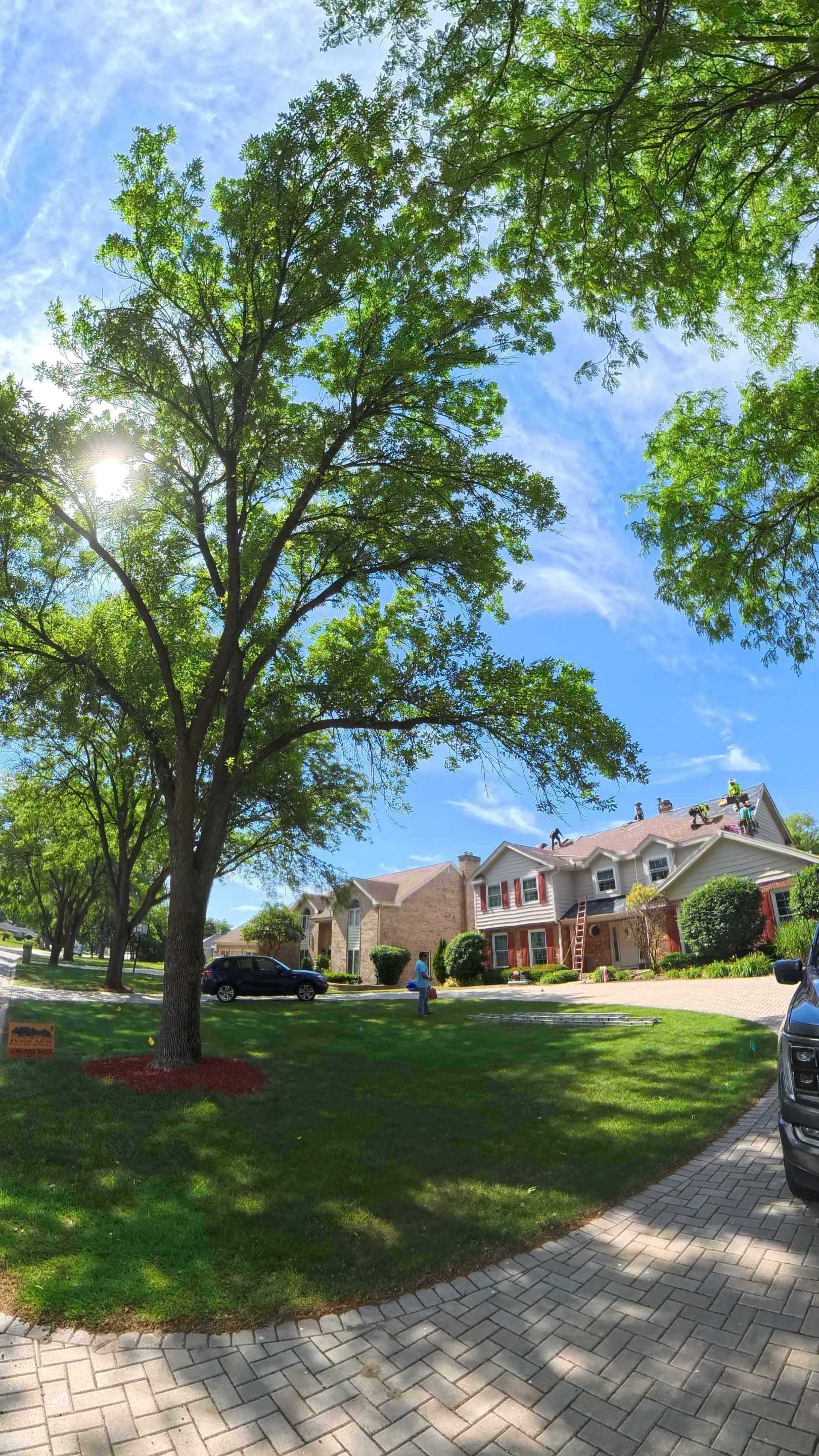Oak Brook Architectural Shingle Roof Replacement and Velux Skylight Upgrade by Roof One