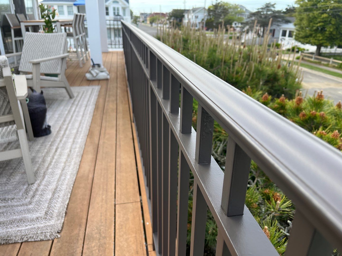 Shiplap Wall, Stairs Treads & Railings by FreshCoat Works LLC