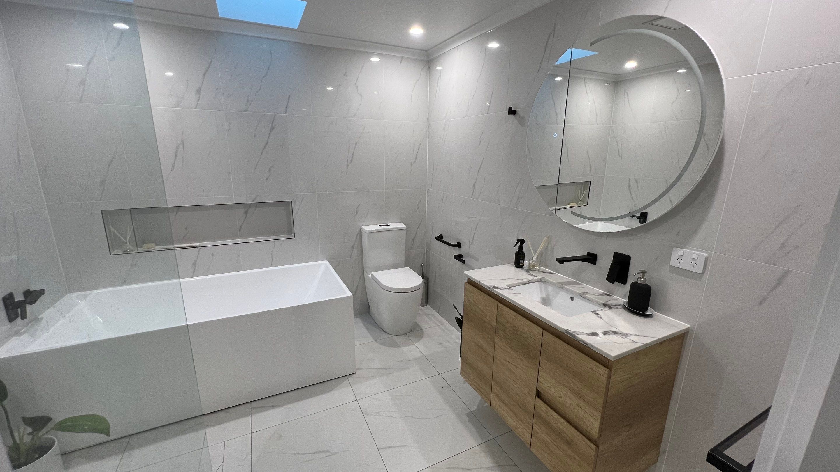 Separate Bathroom & Toilet Converted Into One Room by Re-seal Bathrooms