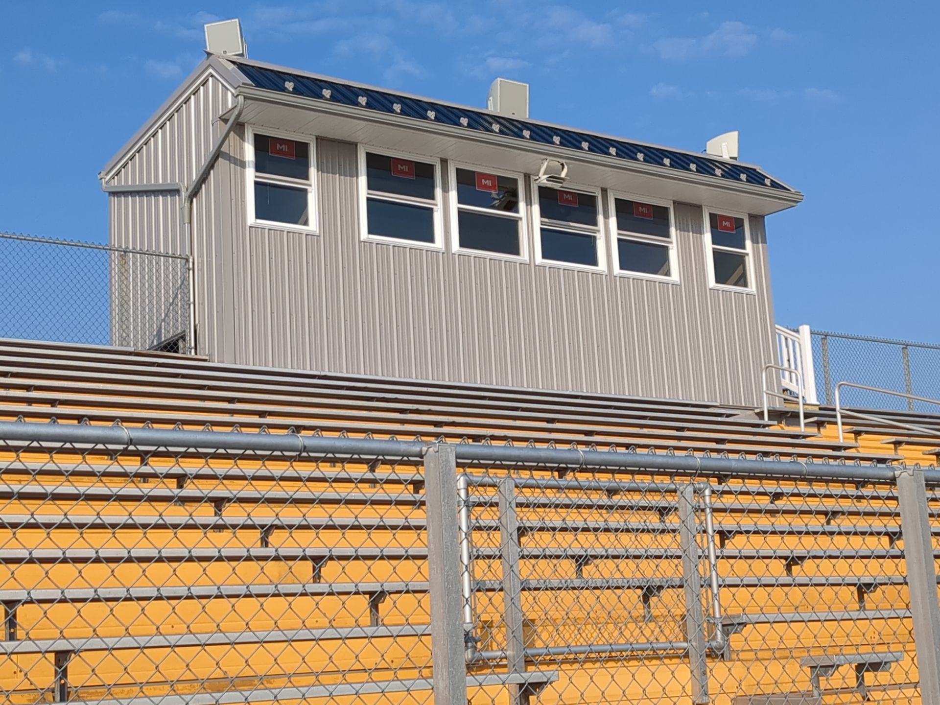 Halifax Stadium Press Box Renovation and Exterior Siding Upgrade by Esh Builders