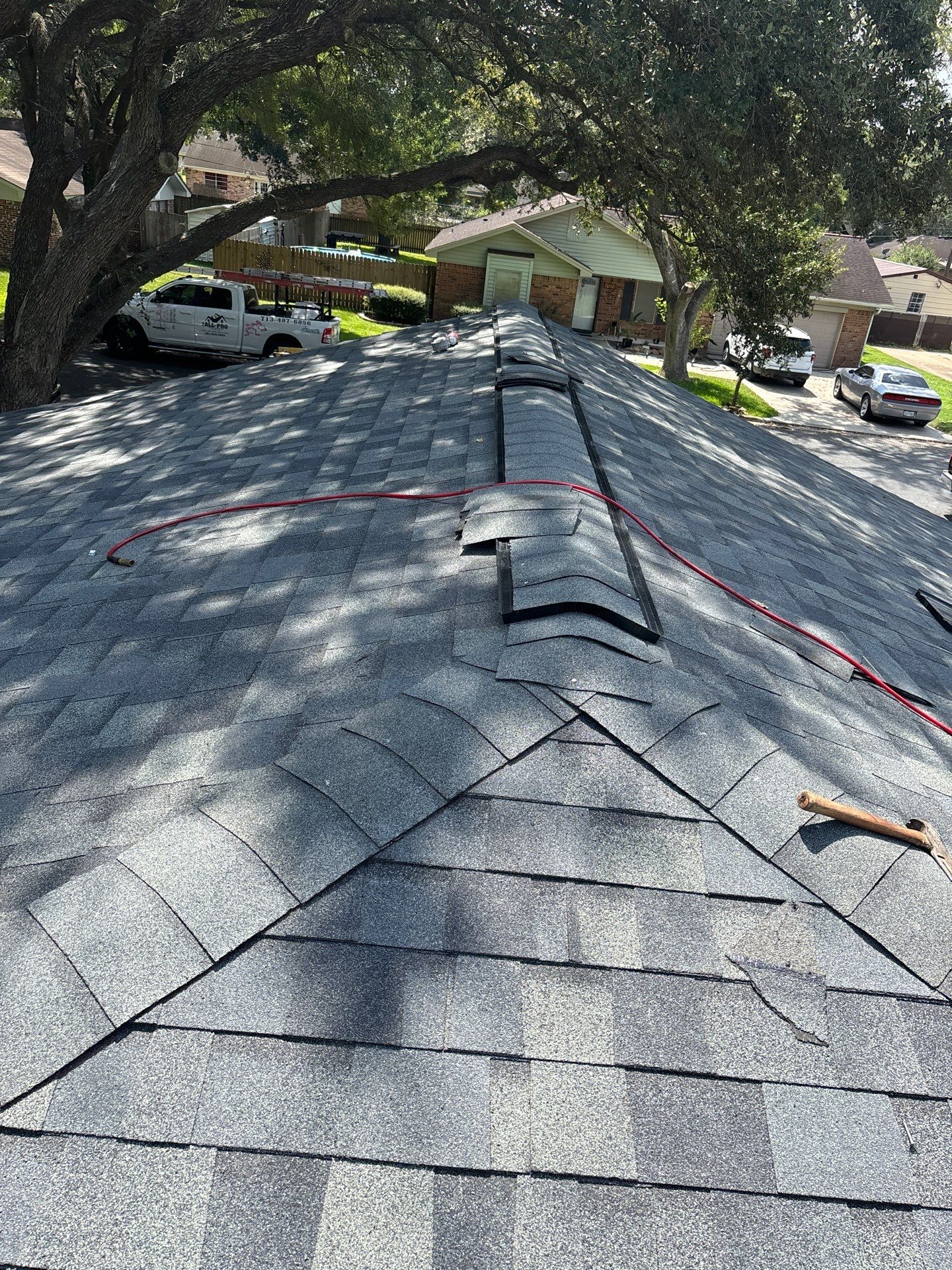 Residential Roofing Installation using Owen's Corning Duration (Lifetime) Shingles by Roof Repair Company