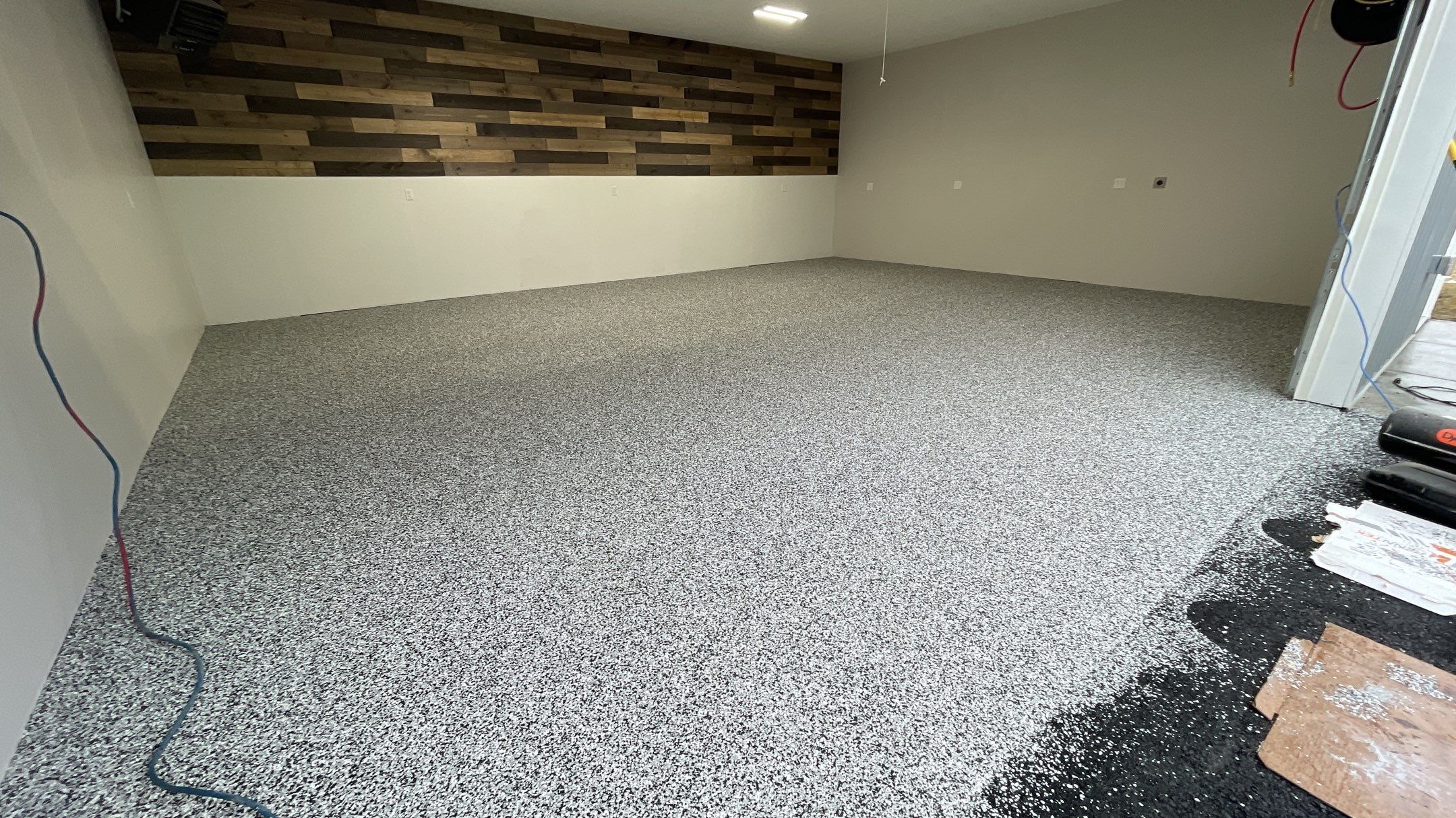 Garage Transformation using Domino and the Penntek Evolution System by Croc Coatings, LLC