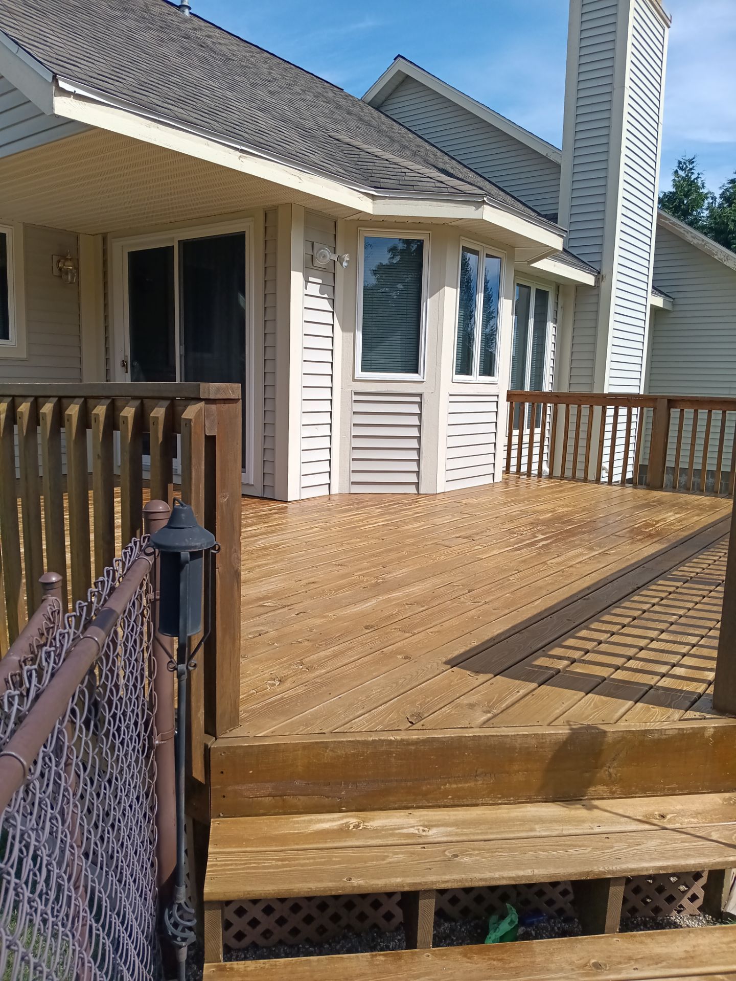 Deck and Home trim staining! by Gordon Painting