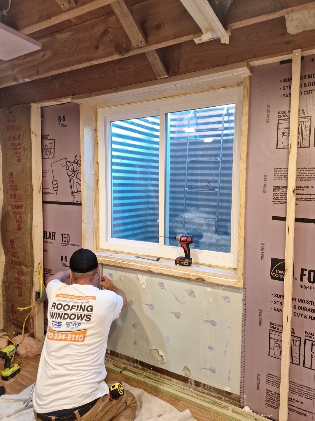 Egress Window using Provia Windows by Total Restoration Services