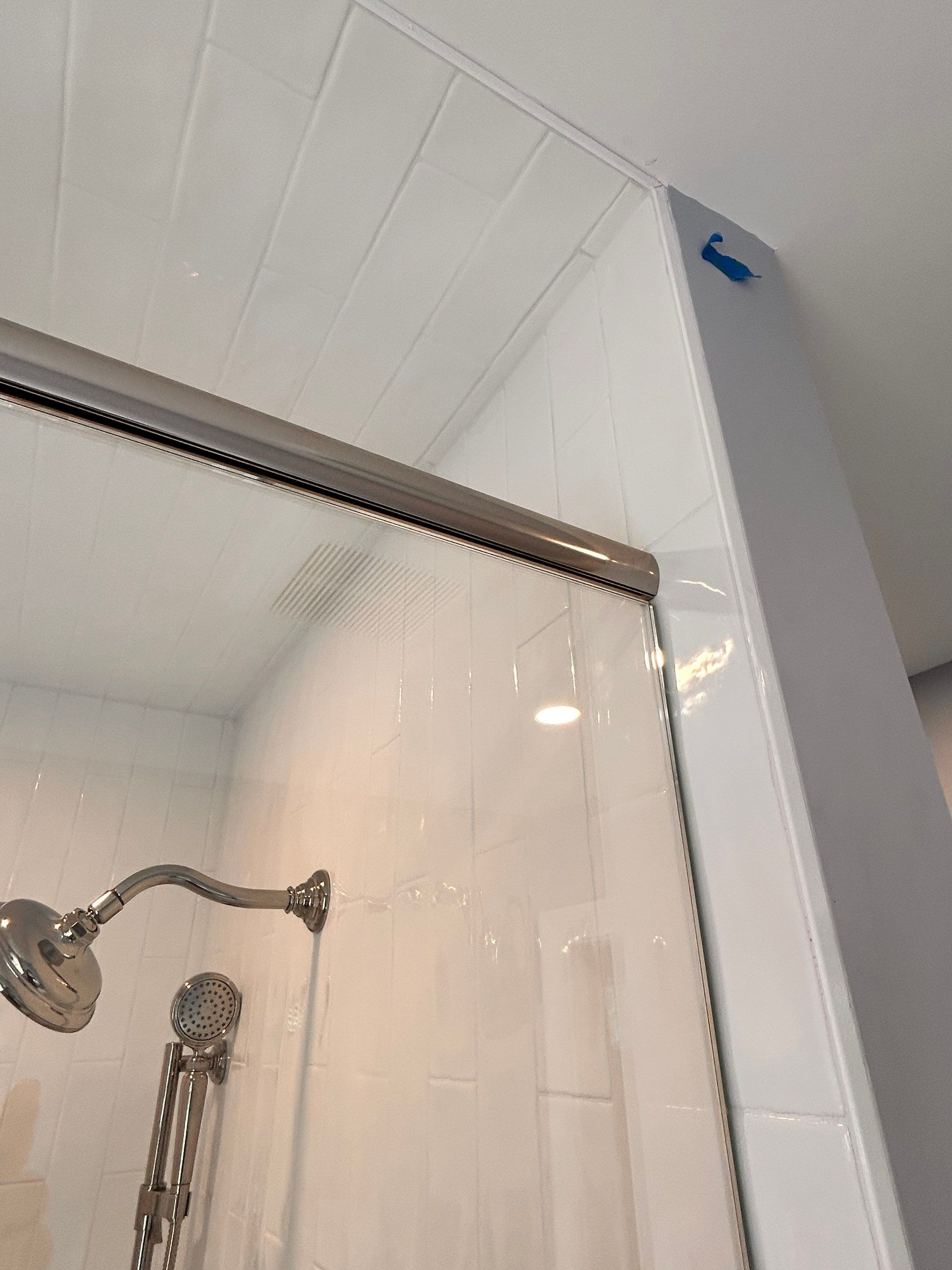Shower Enclosure using Tempered Low Iron Shower Glass by Cheshire Glass Company