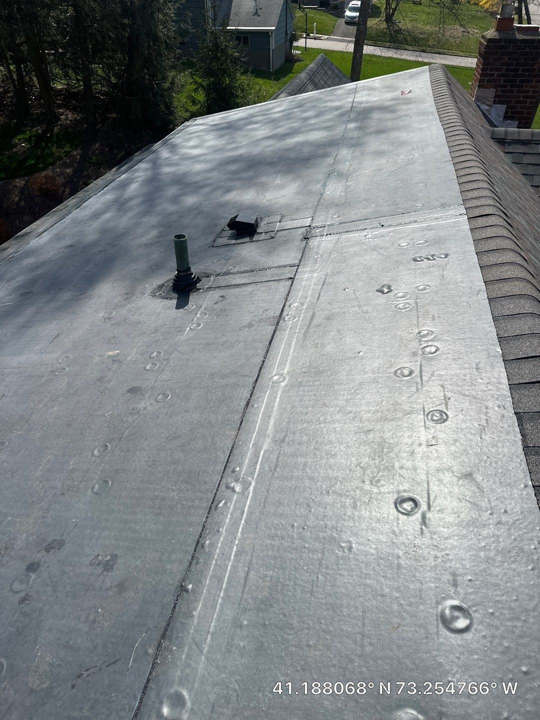 Residential Roofing Installation using Tamko Slatestone gray by A Plus Exterior