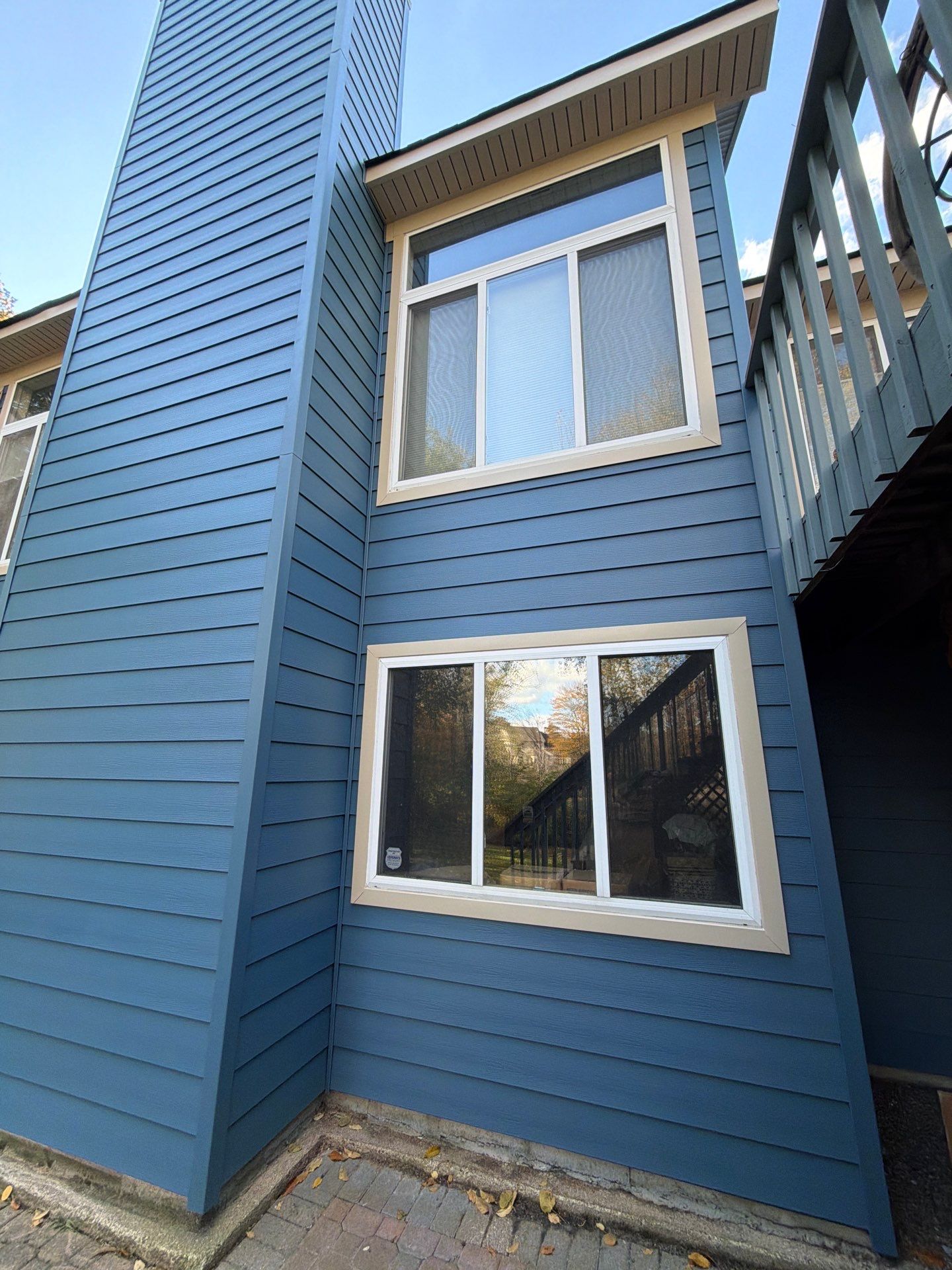 Siding Replacement using Ascend Laguna Blue by 180 Contractors
