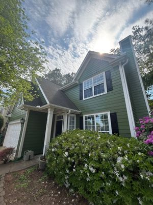 Green Exterior Paint and James Hardie Siding Transformation in Smyrna, GA