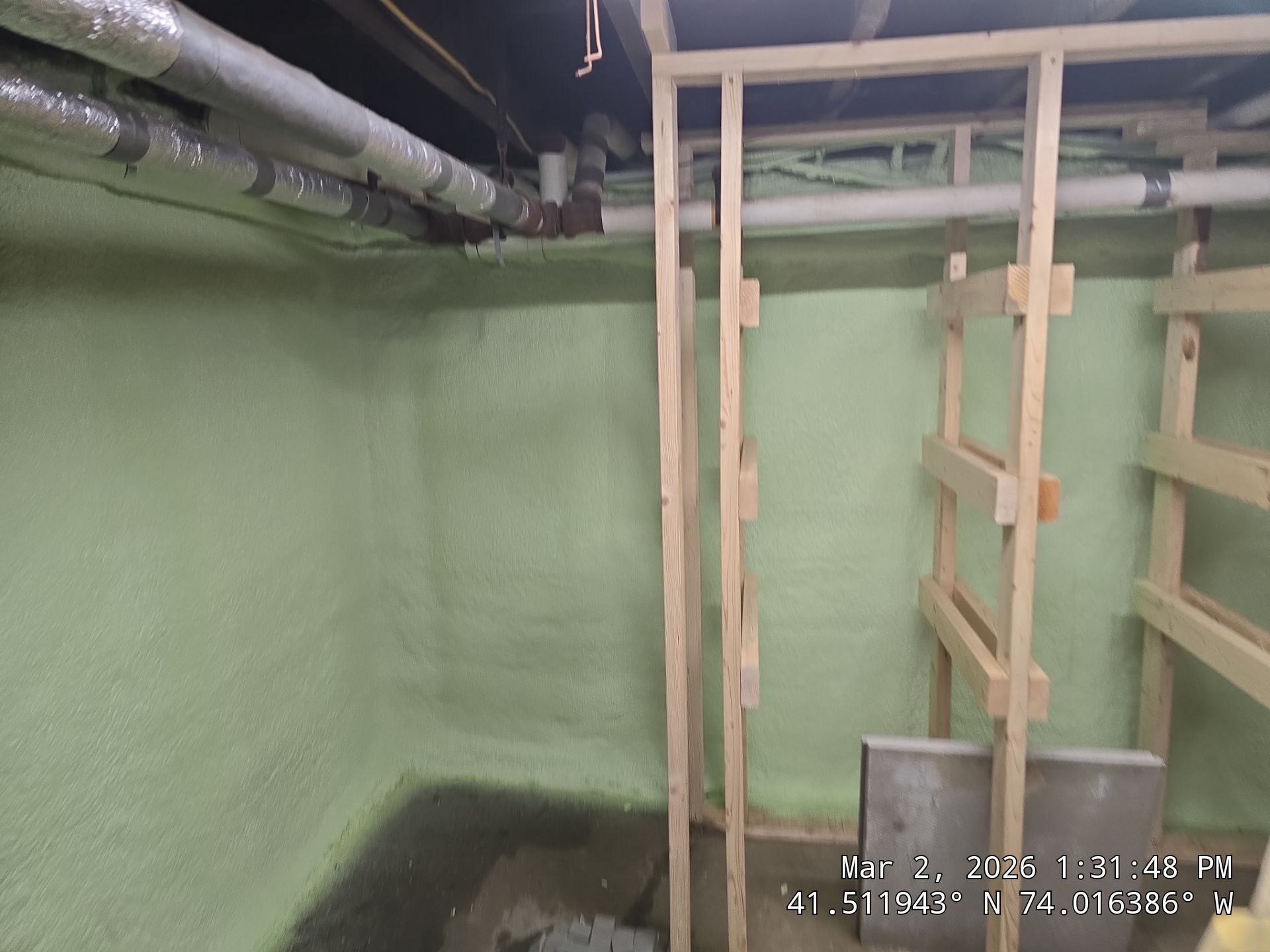 Attic Insulation using open cell spray foam by NYS Foam & Energy