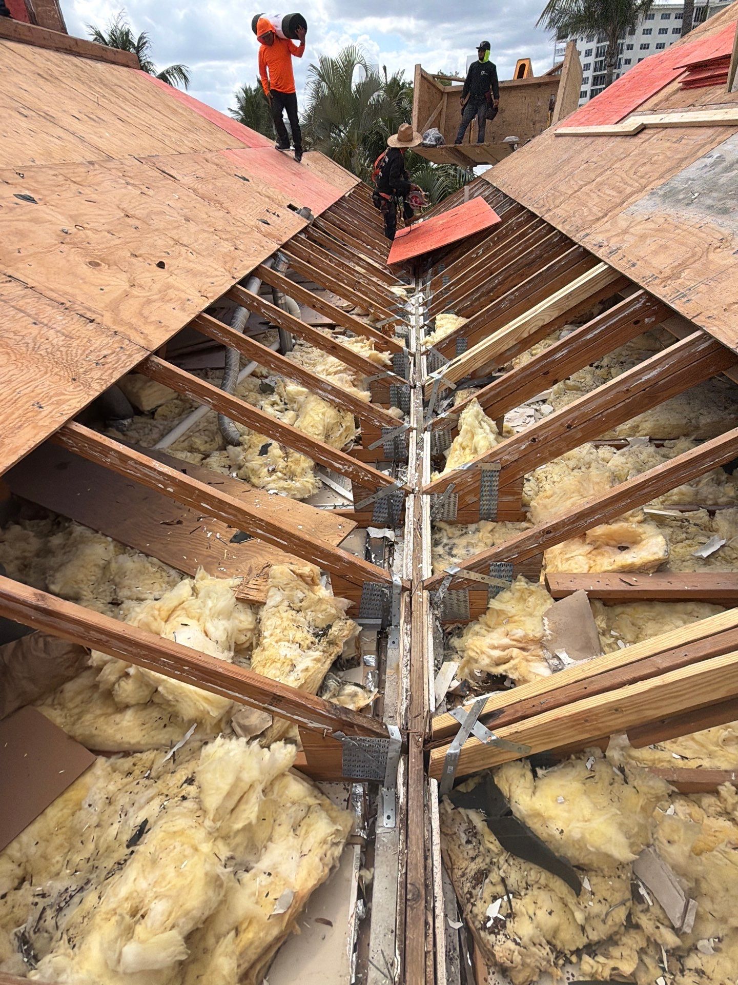 Delray Beach Tile Roof Replacement with Hurricane Strap Reinforcement by Aastro Roofing
