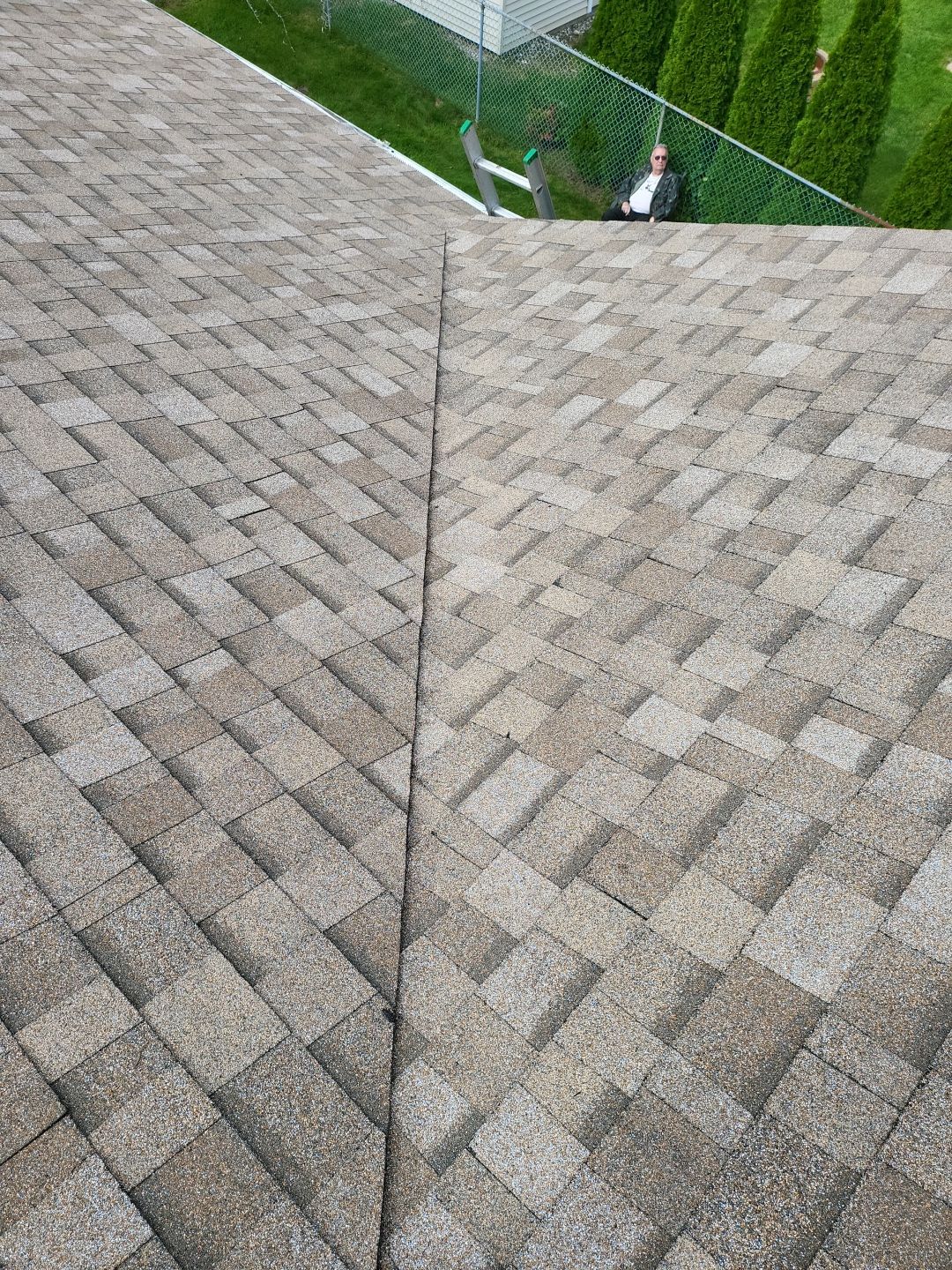 Residential Roofing Installation using Owens Corning TruDefinition Amber by A Plus Exterior