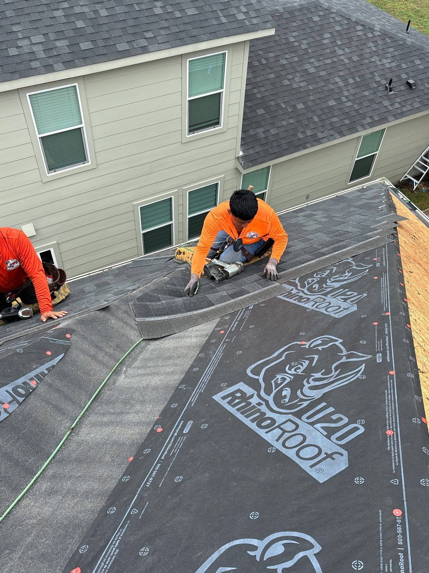 Residential Roofing Installation using Owen's Corning Duration (Lifetime) Shingles by Roof Repair Company