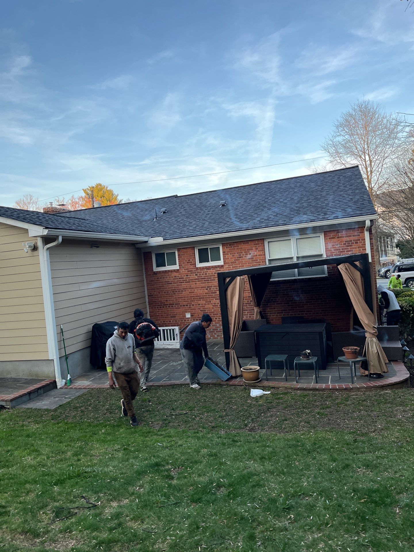 Arlington CertainTeed Landmark Pro Roof in Max Def Moire Black by RM Banning, Inc.