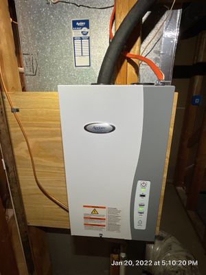 Steam Humidifier using Aprilaire 800