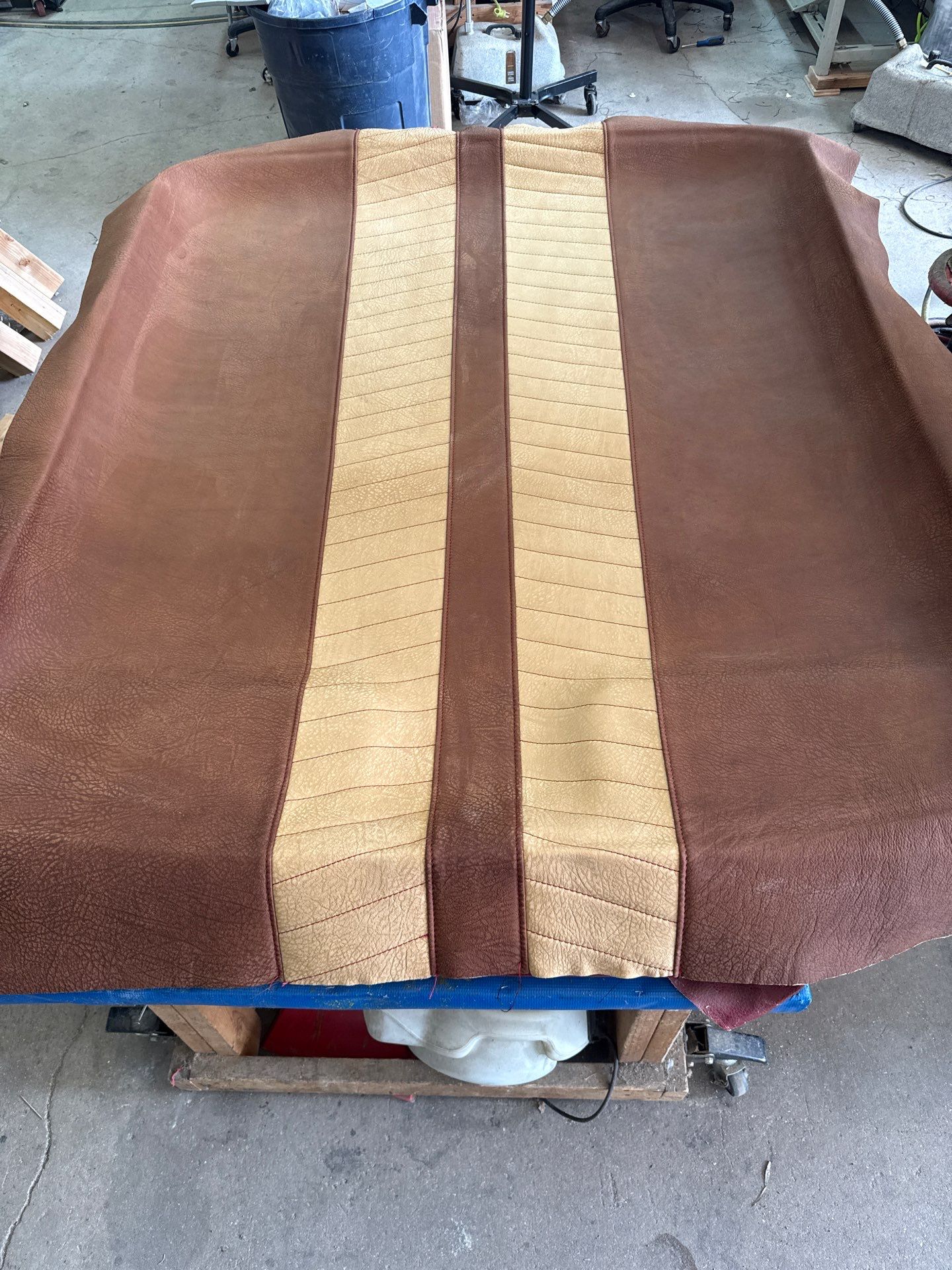 1963 Nova SS Custom Leather Interior  by Rocky Mountain Upholstery Co