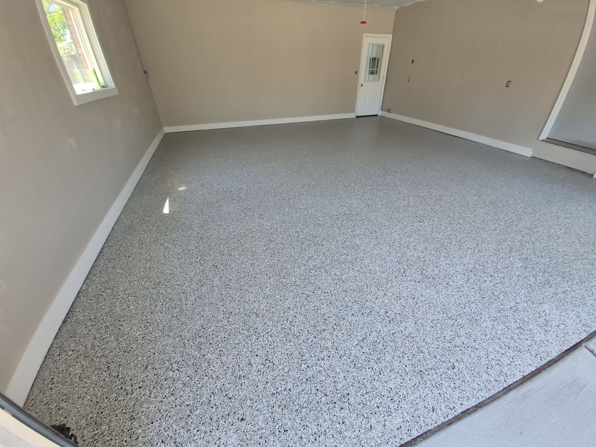 Garage in Mt. Pleasant by Wise Coatings of Central Michigan