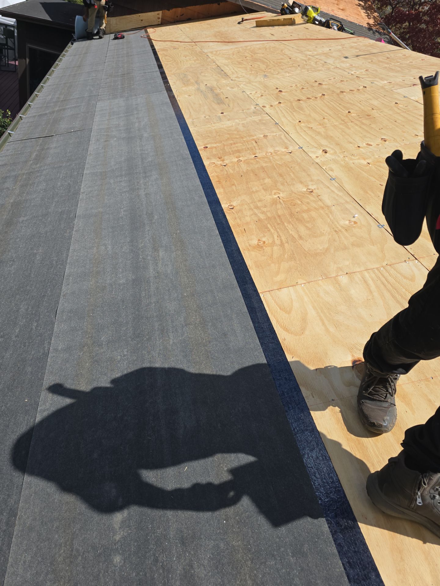 Residential Roof Replacement and Plywood Sheathing Repair in Torrington by A Plus Exterior
