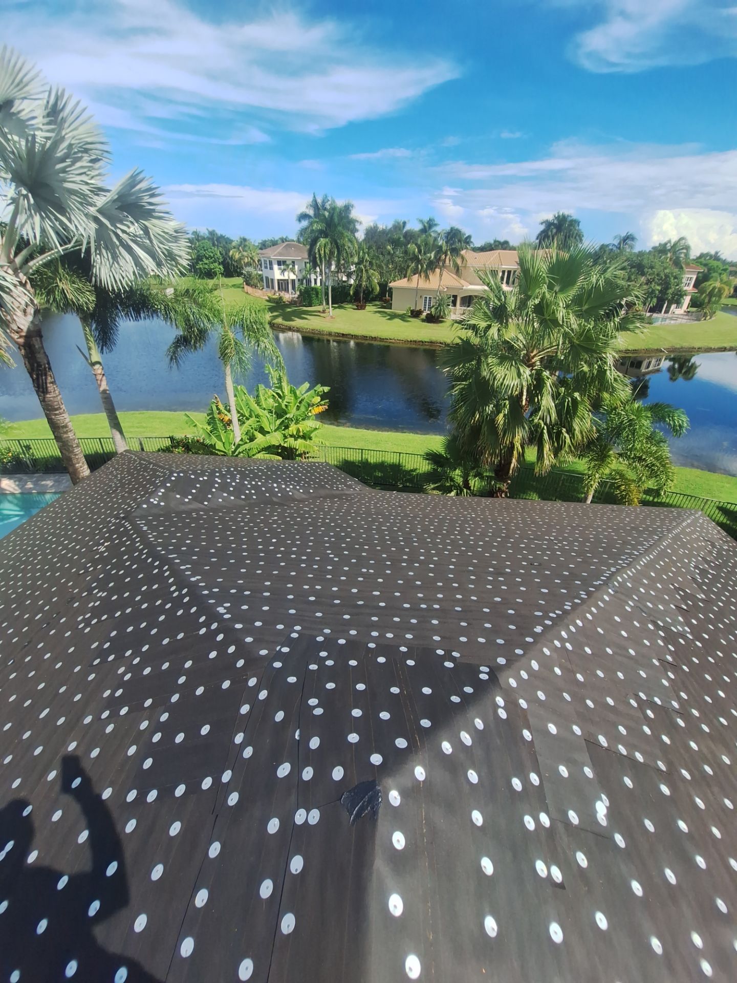 Residential Roofing Installation using 1" Nail strip metal roof by BLUES BROTHERS CONSTRUCTION CORP