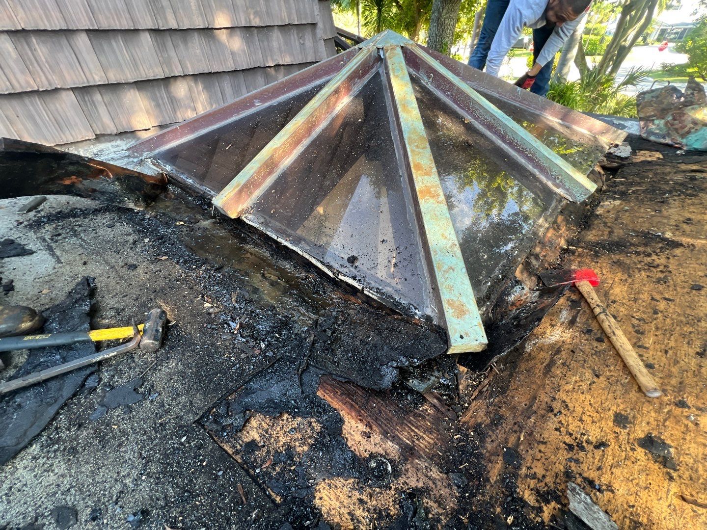 Gatehouse Rd., Sea Ranch Lakes, FL (Skylight Repair) by G&J Roofing 