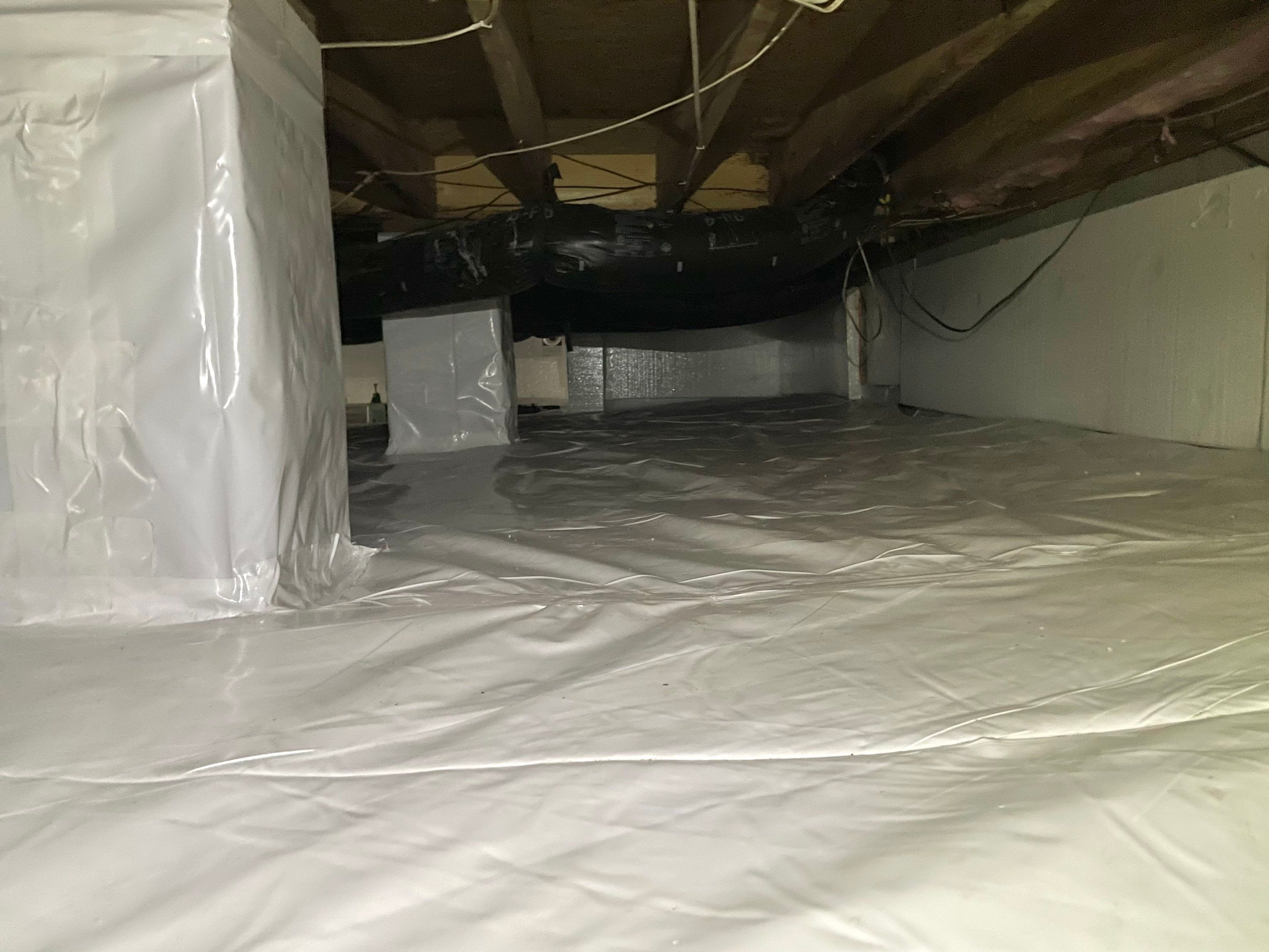 Premium Encapsulation with Bora-Foam using Bora-Foam Insulation by Impact Crawlspace