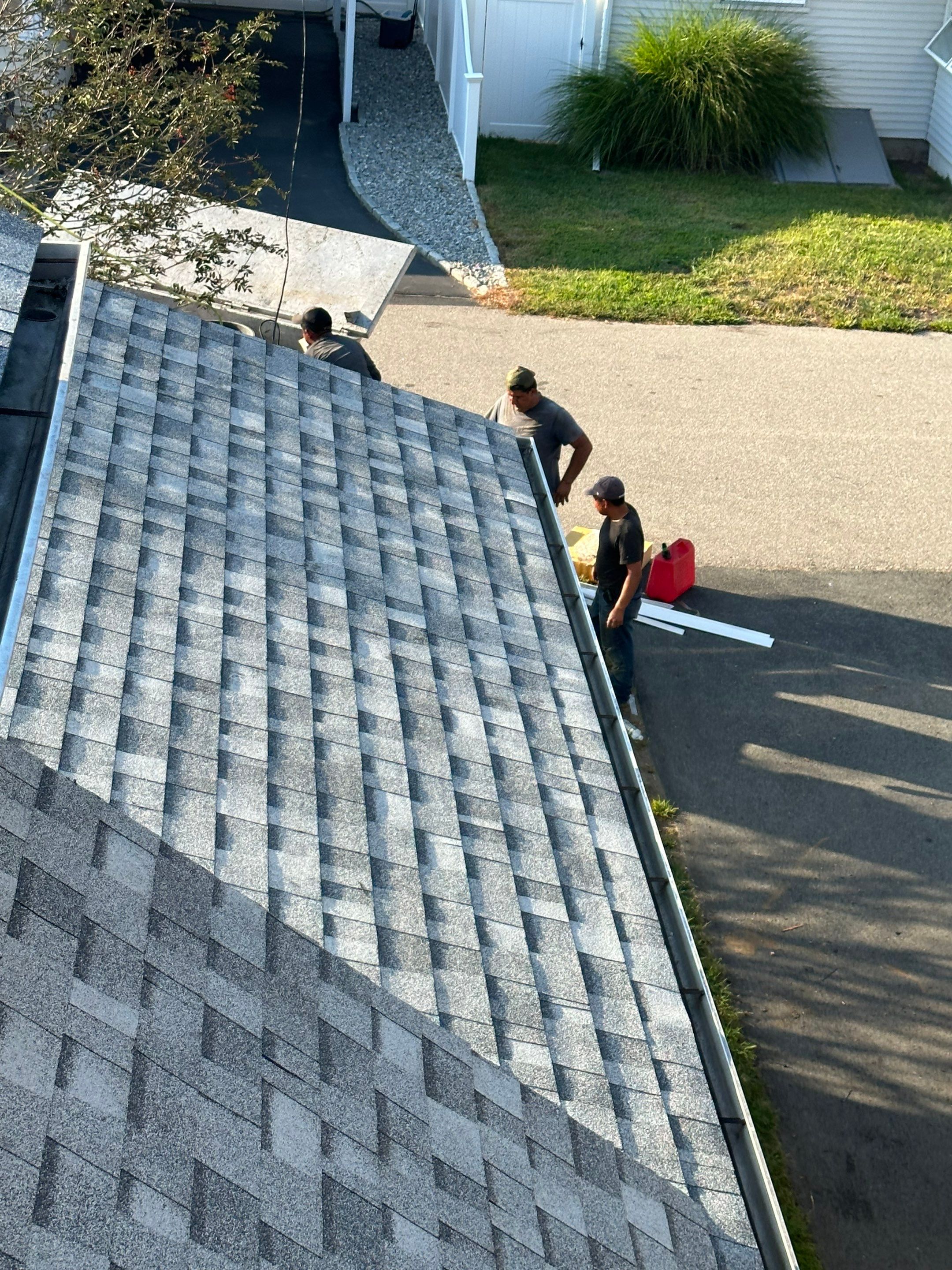 Residential Roofing Installation using Owens Corning TruDefinition Duration Sierra Gray by A Plus Exterior