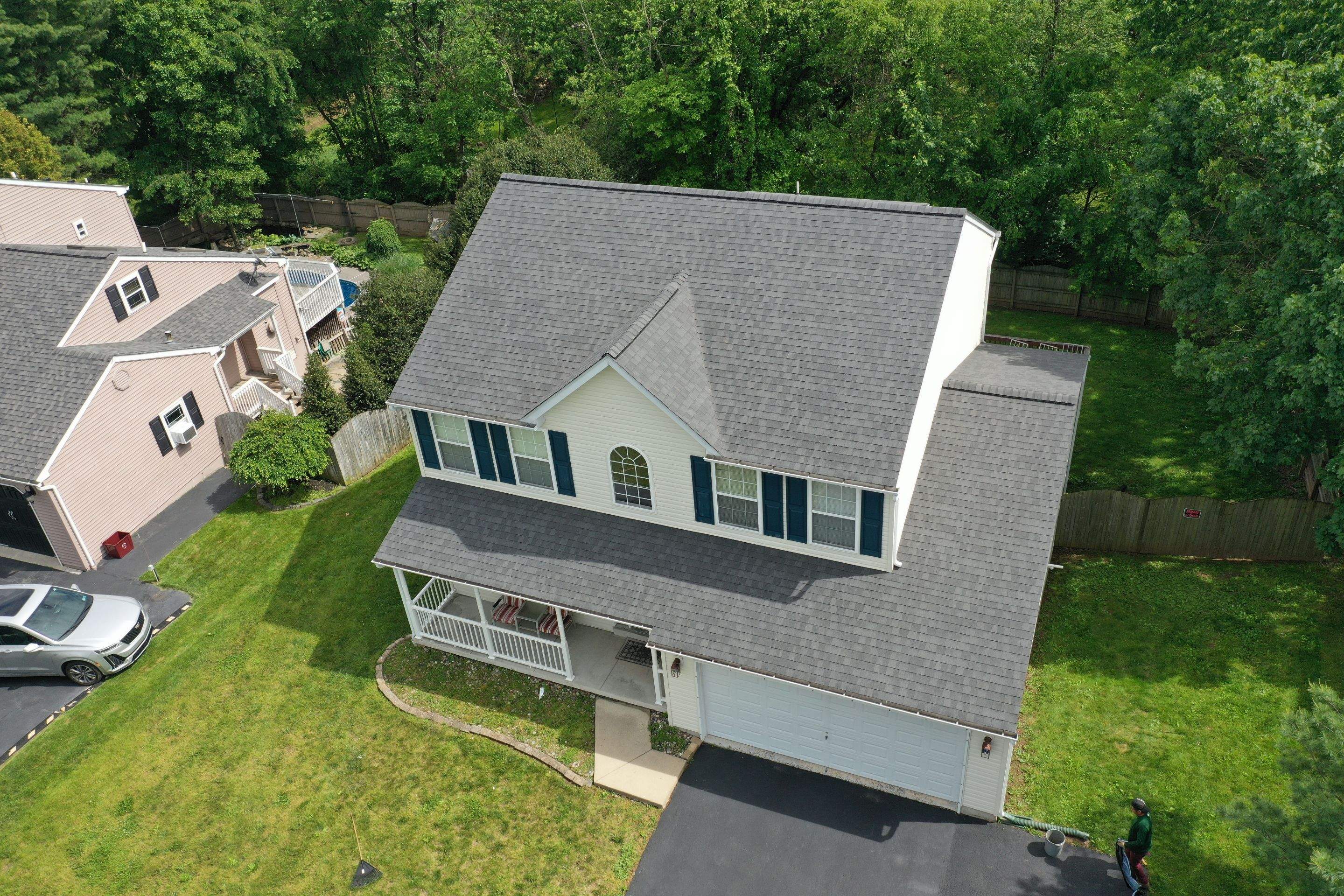 Roofing Installation using CertainTeed Landmark - Pewterwood by Storm Guard of Ches-Mont PA