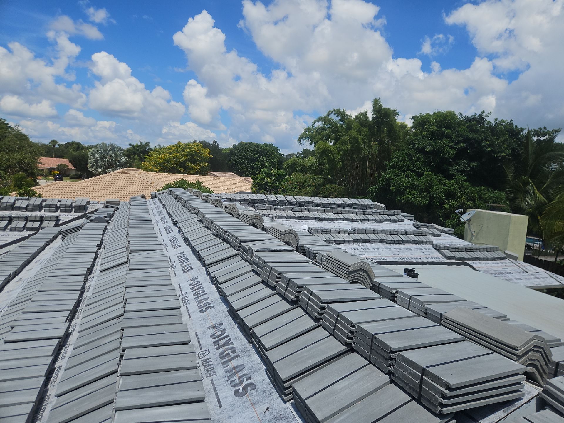 Residential Roofing Installation using Eagle Roofing Tile by BLUES BROTHERS ROOFING