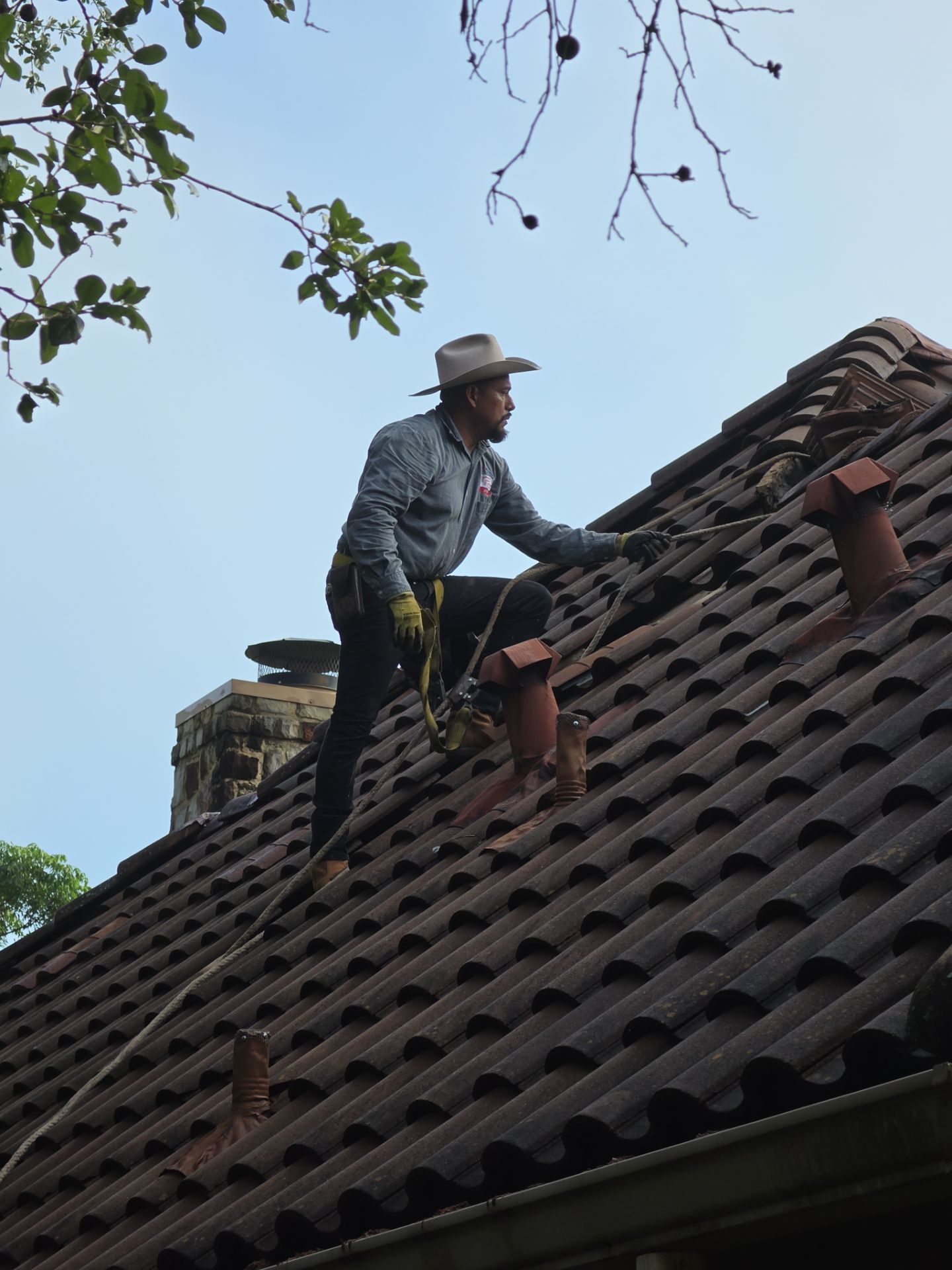 Tile roof repair/ Bee Cave by REPS Austin Area Roofer