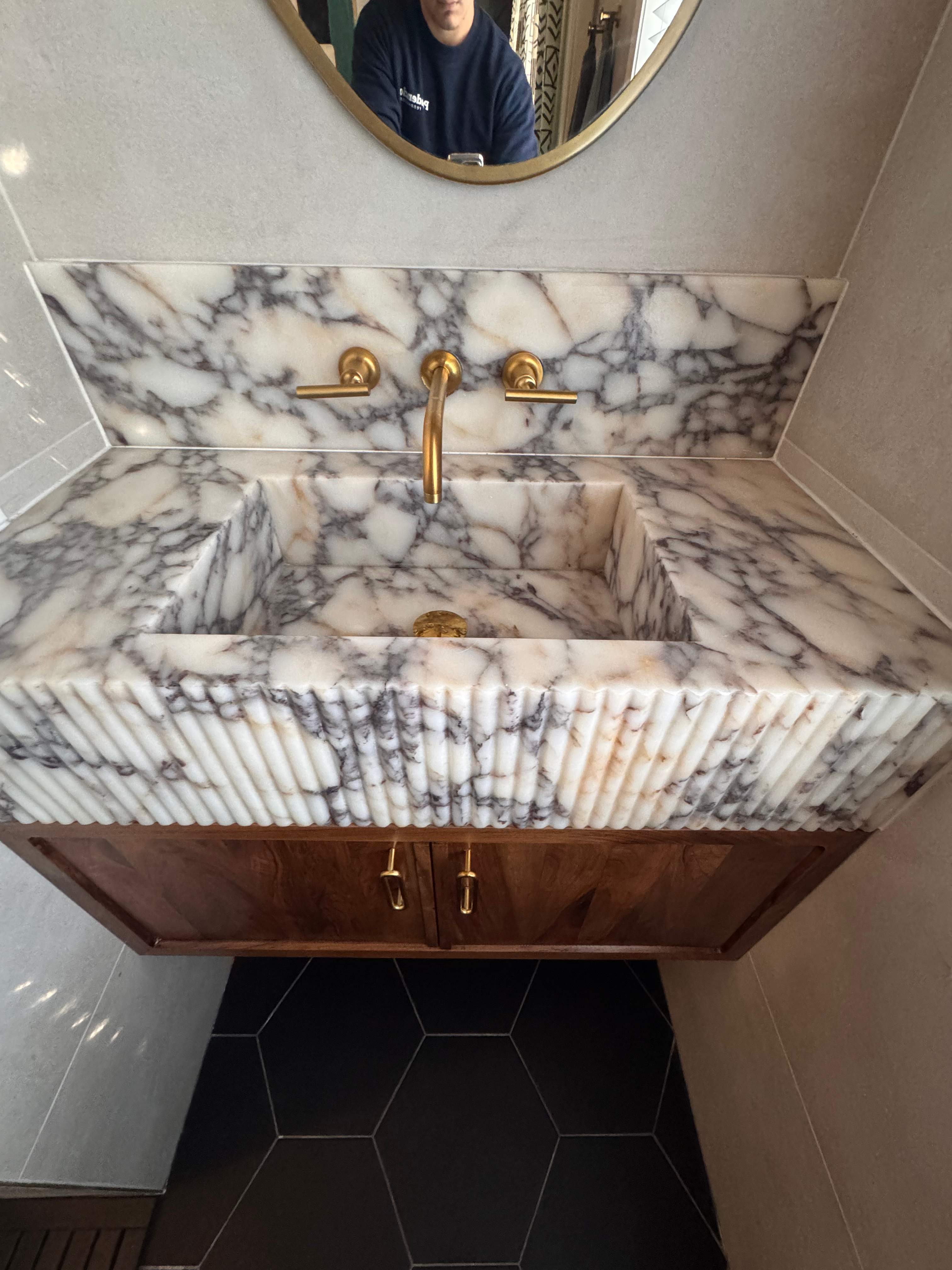 Master bathroom renovation by Prudencio