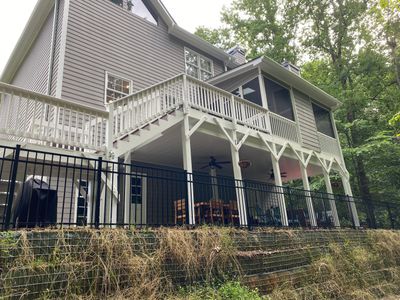 Exterior Painting and Screened Porch Refresh in Mableton, Georgia