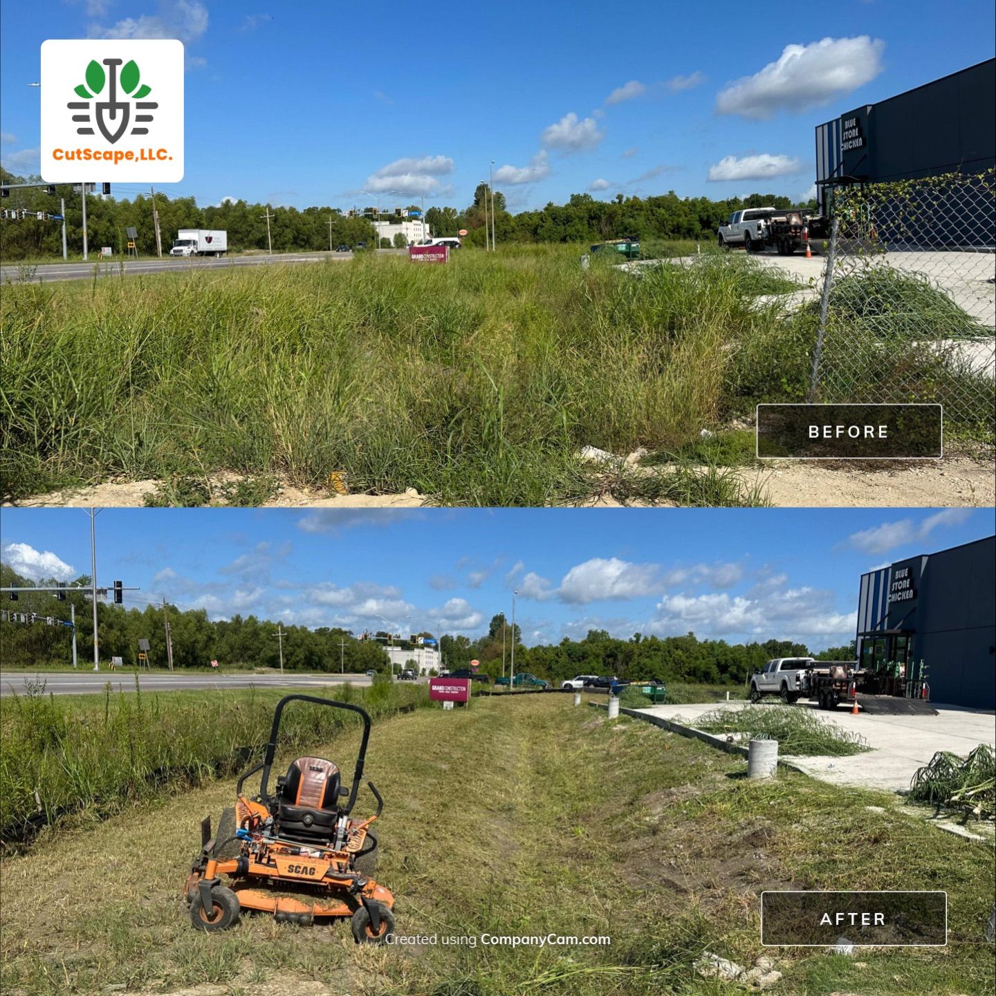 BRUSH REMOVAL / PROPERTY CLEAN UP by CutScape, LLC.