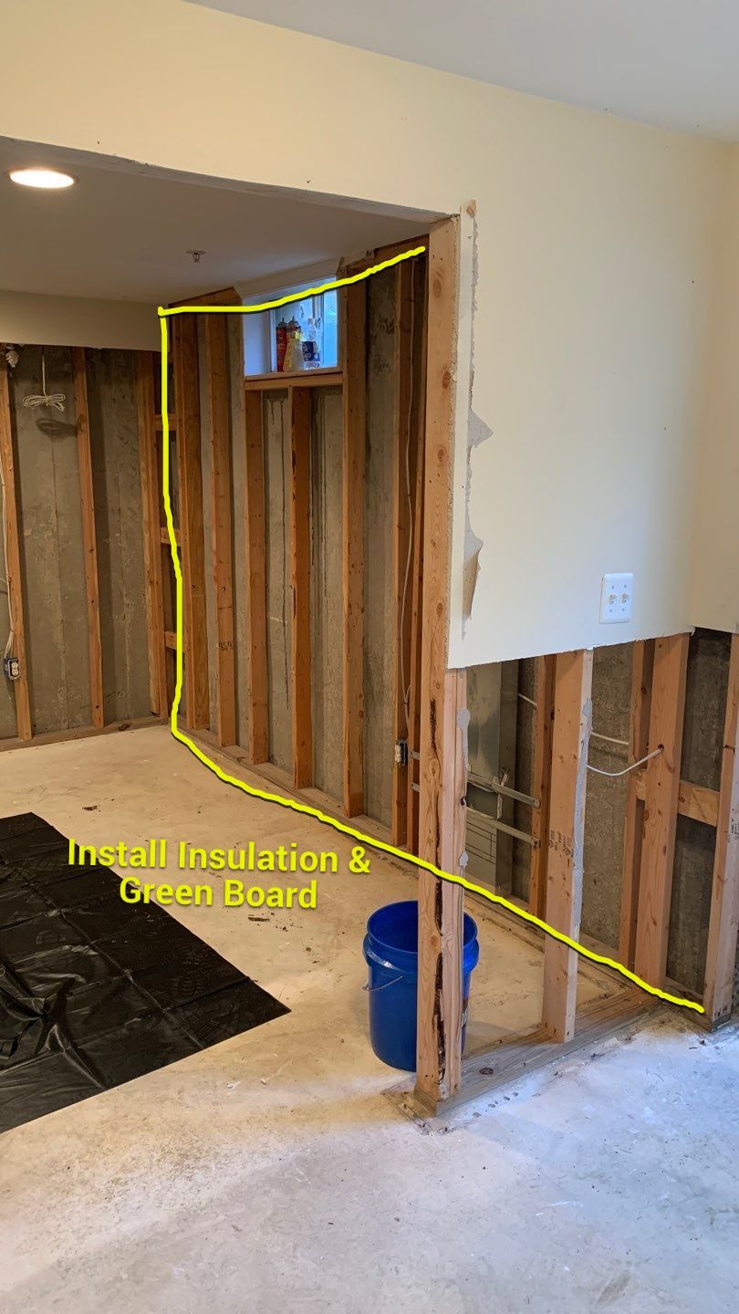 Basement Restoration by Greenspring Construction Services