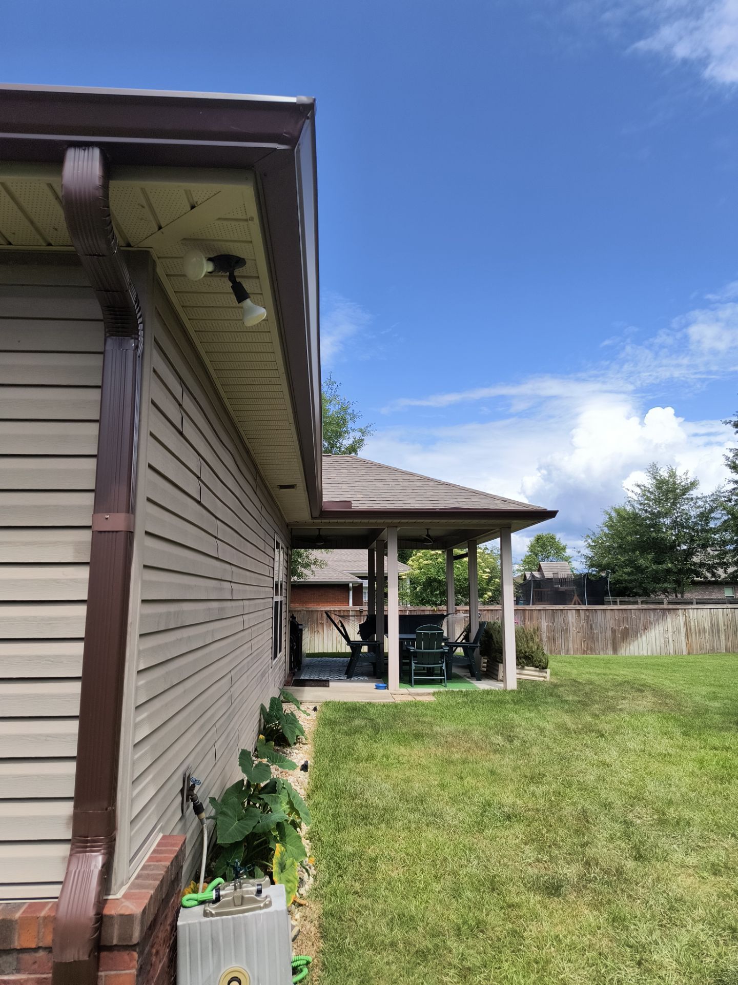 Premium K-Style Seamless Gutters in Panama City FL by Gutter Professors