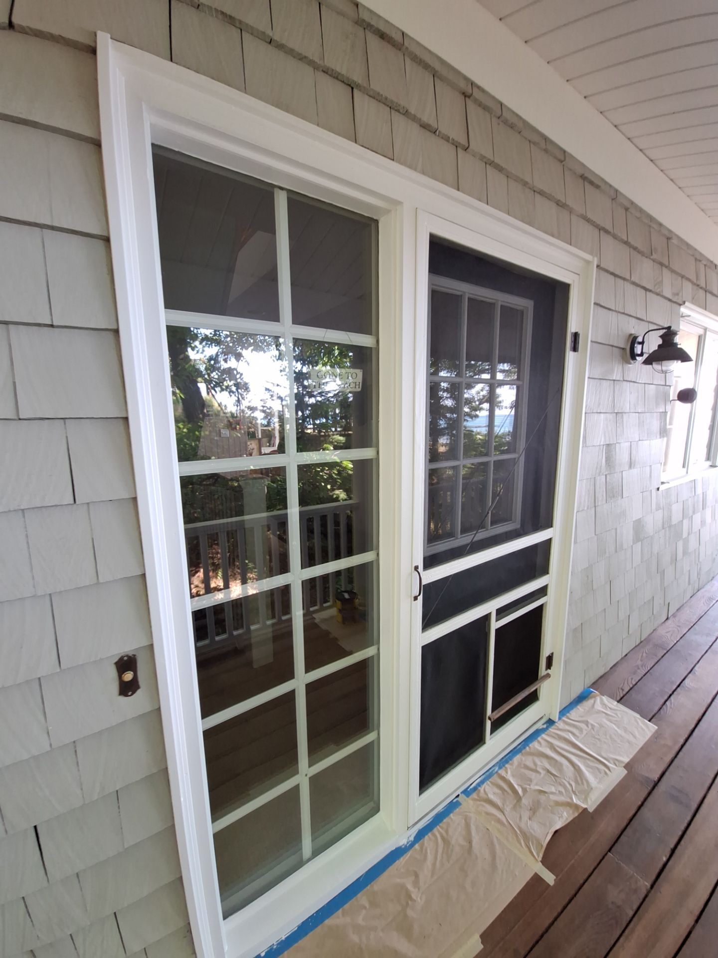 Lakefront Deck Pressure Washing, Exterior Wood Staining, and Painting in West Olive MI by Gordon Painting