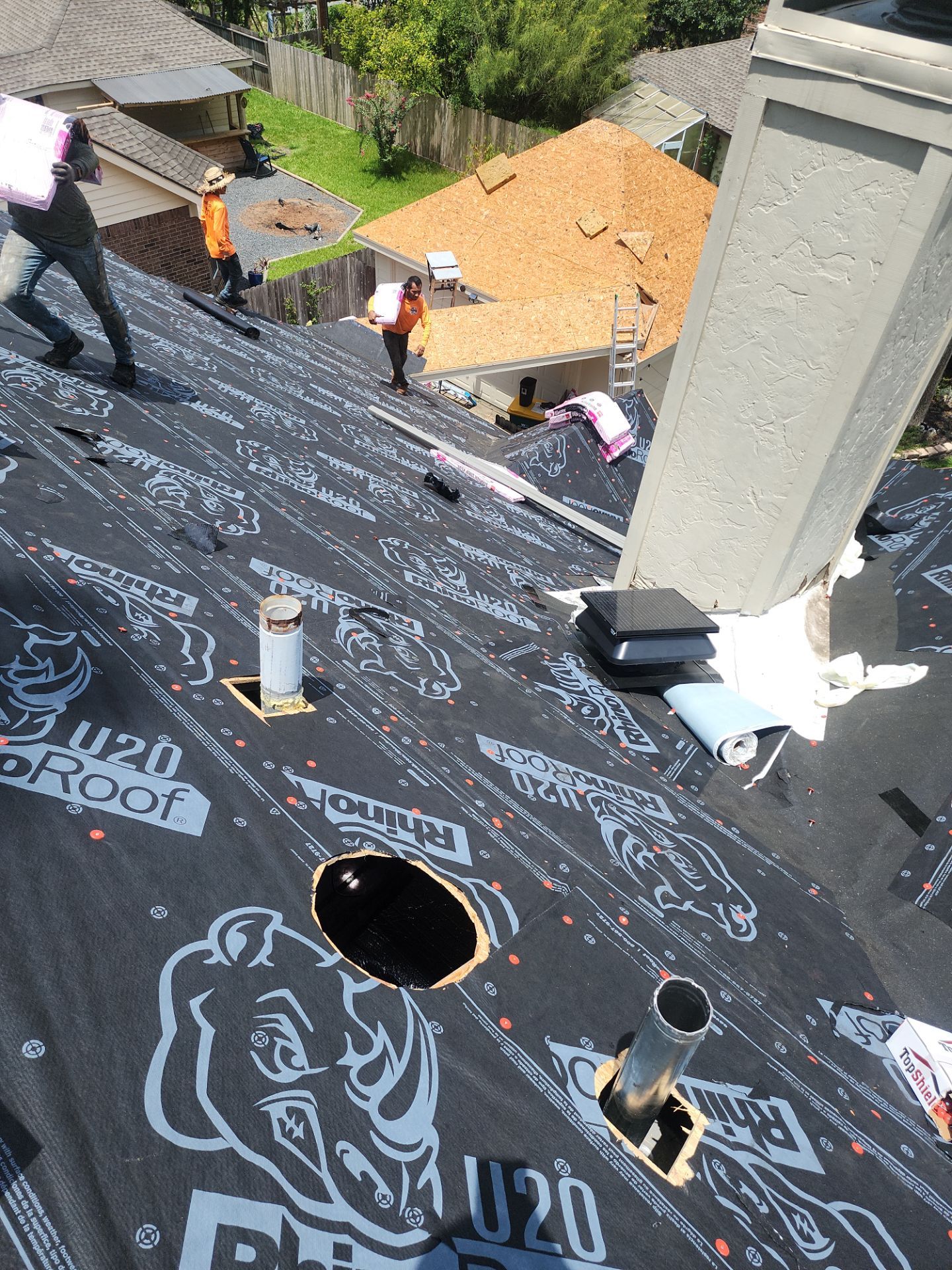 Residential Roofing Installation using Owen's Corning Duration (Lifetime) Shingles by Roof Repair Company